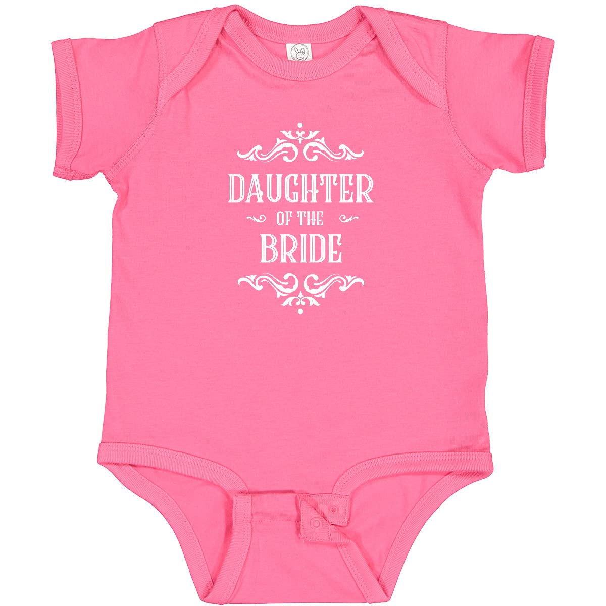 Inktastic Bride's Daughter White Baby Bodysuit - Wedding & Family Events