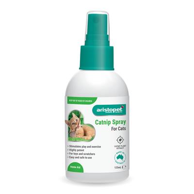 Aristopet Catnip Spray for Cats - 100% Natural Catnip Oil Spray to Attract & Entertain Cats - Great for Toys, Scratching Posts & Training