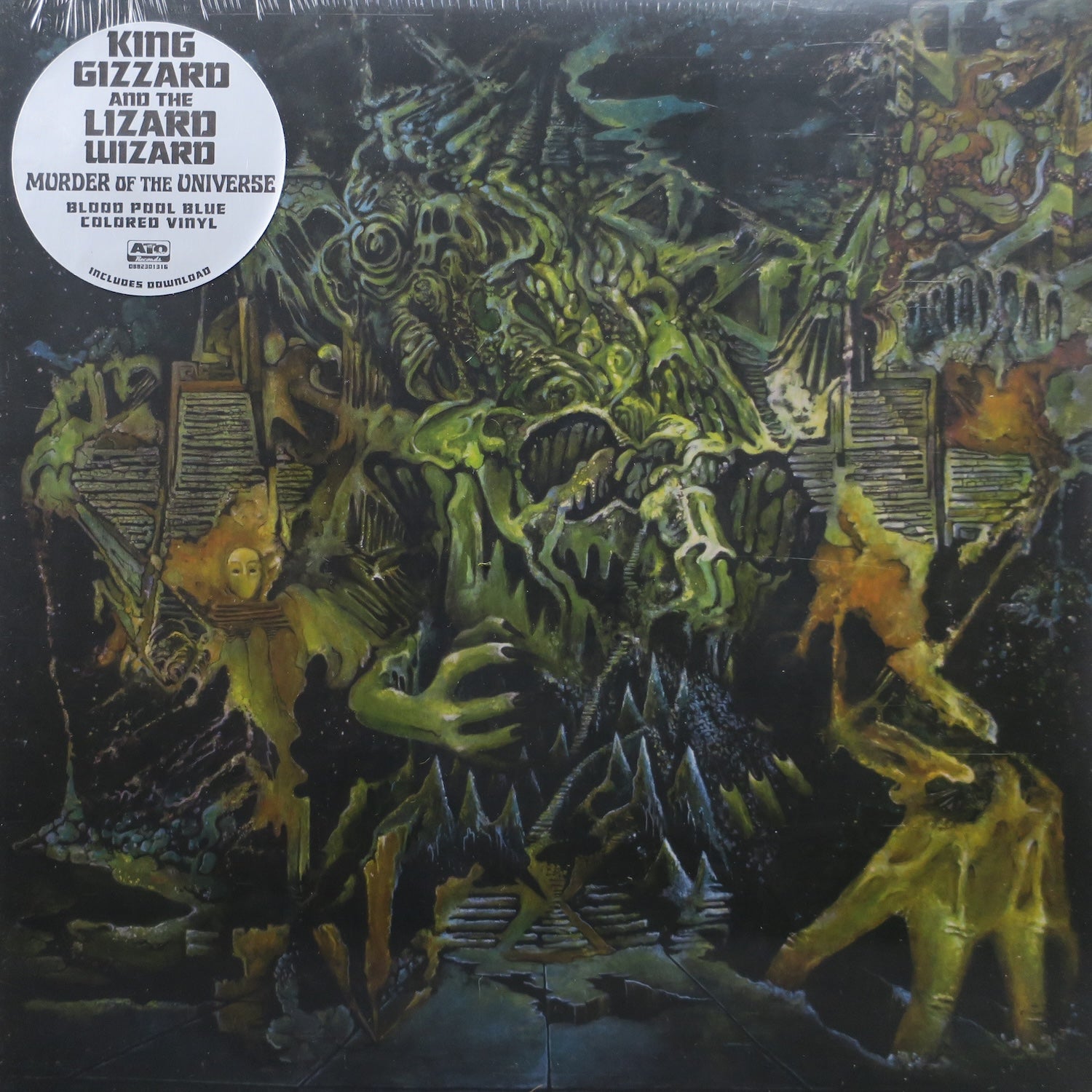 KING GIZZARD & LIZARD WIZARD 'Murder Of The Universe' Limited Edition BLOODPOOL BLUE Vinyl LP Record - Perfect for Music Collectors & Vinyl Enthusiasts