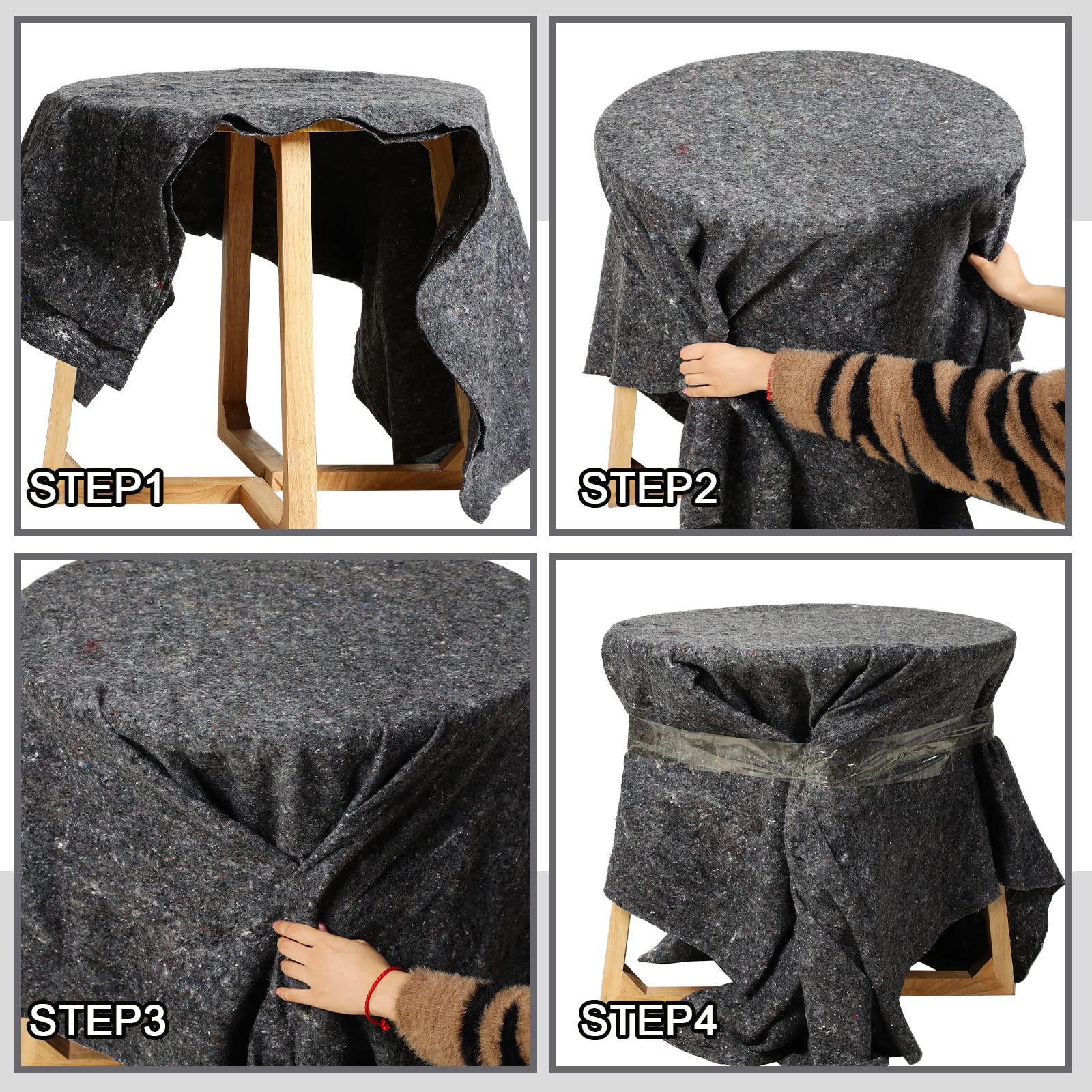 32-Piece Heavy Duty Moving Blankets (54