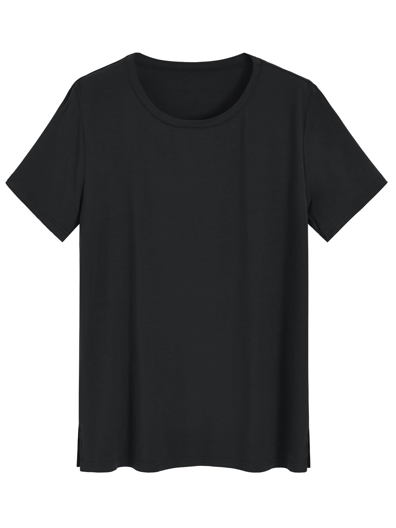 Women's Plus Size Pajama Tops - Soft & Comfy Viscose Sleep Shirt for Lounge & Nightwear | Cozy Homewear & Relaxation