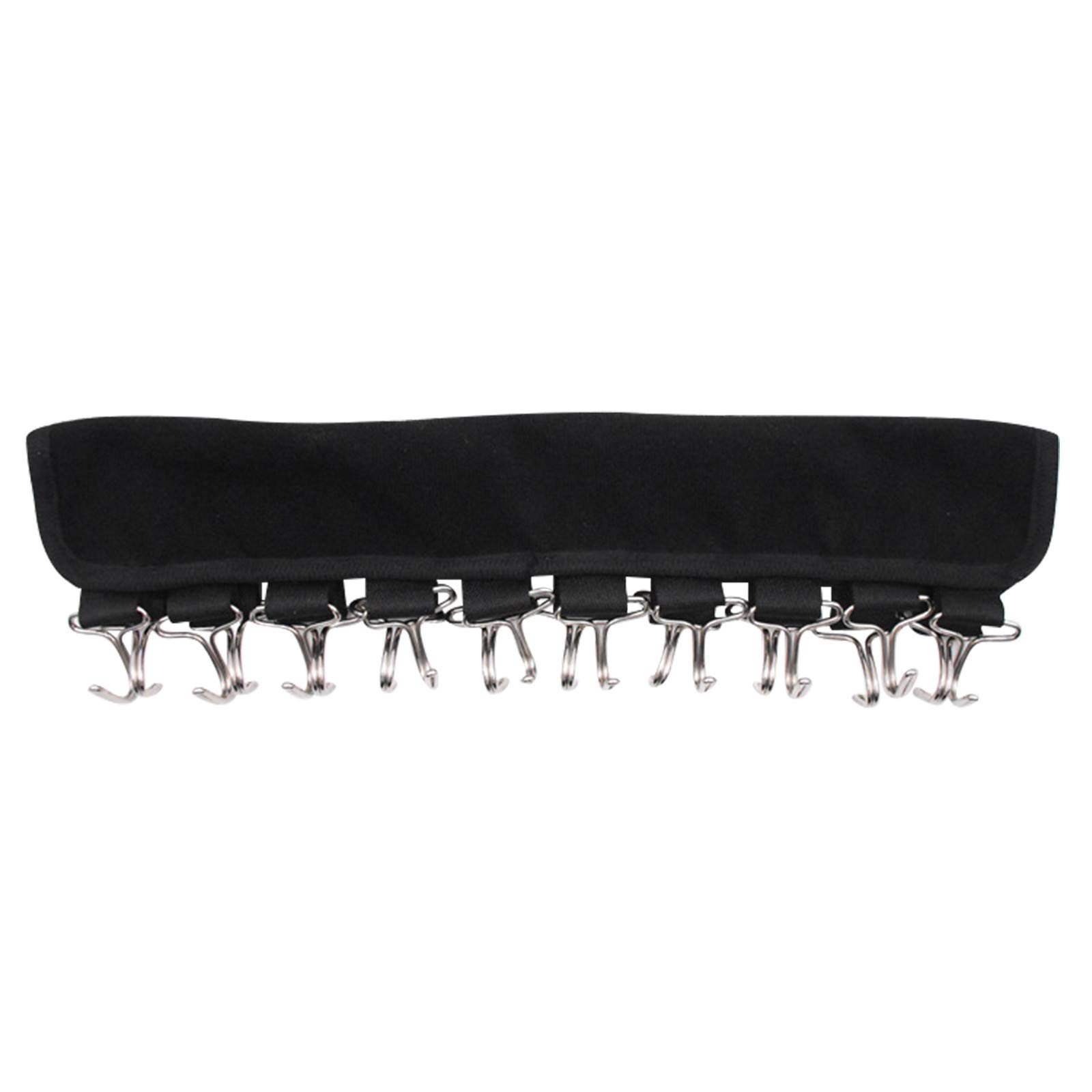 Premium Wooden Tie & Belt Hanger Organizer - Space Saving Closet Storage for Neckties, Belts, Hats & Accessories - Perfect for Home, Office & Travel Organization