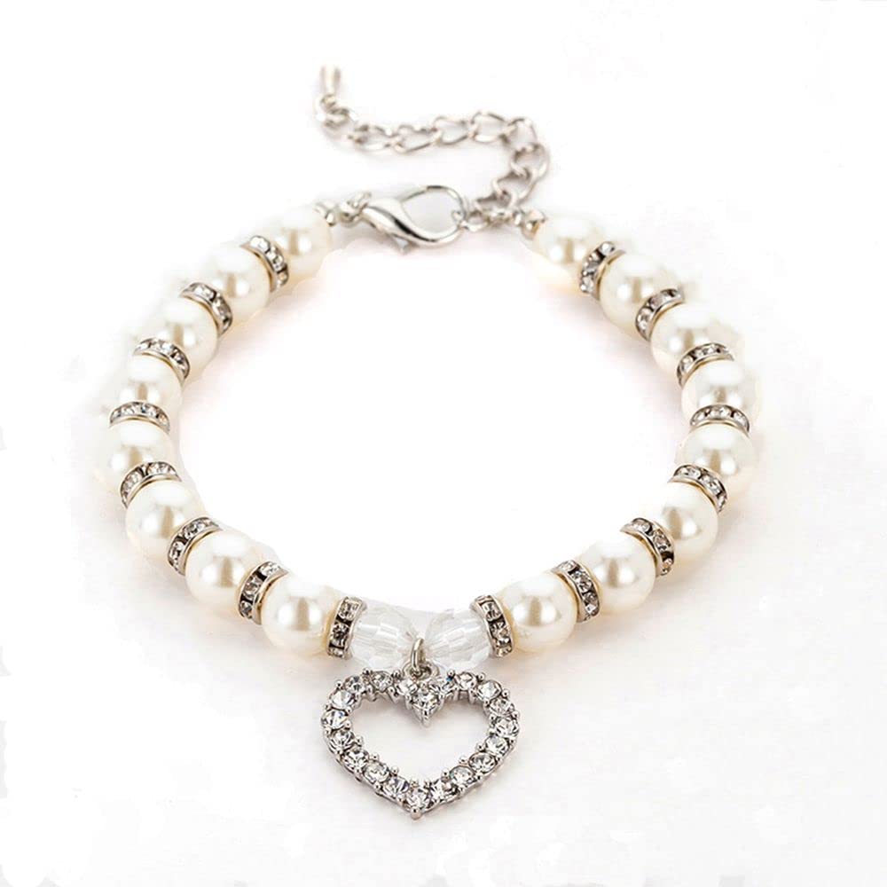 DFER Diamond Pet Necklace - Bow Tie Cat Dog Accessories for Princess Style