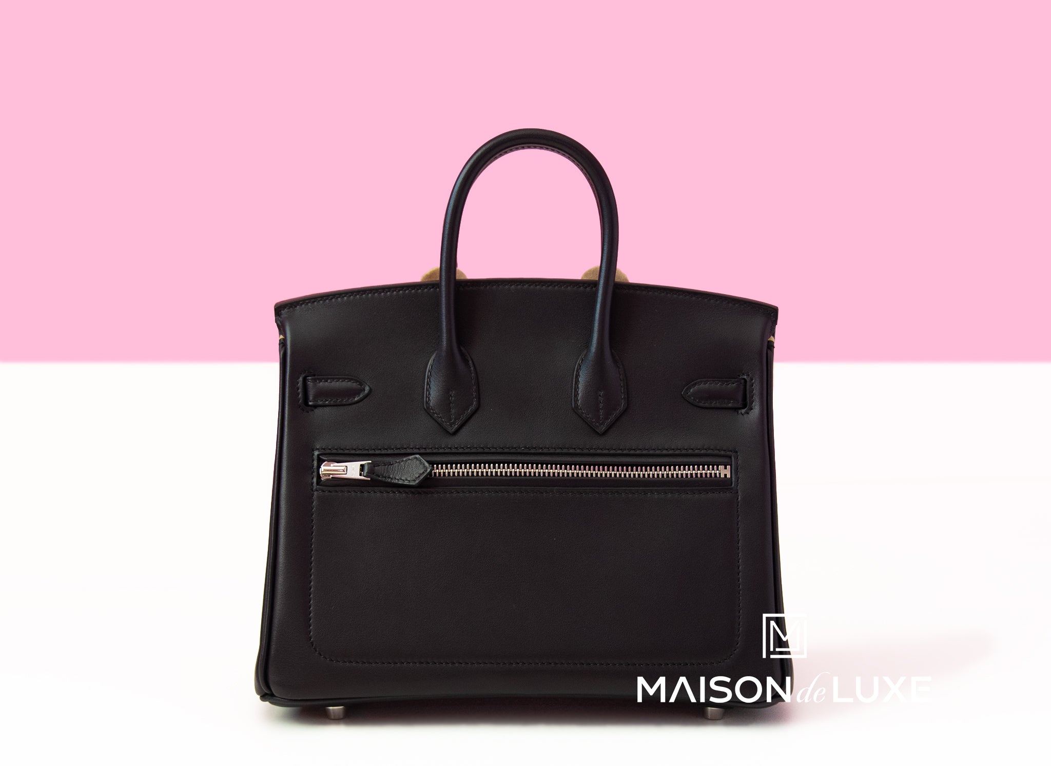 Hermes Rock Birkin 25 Black Volupto Leather Handbag - Luxury Designer Shoulder Bag for Women | Perfect for Work, Travel & Special Occasions