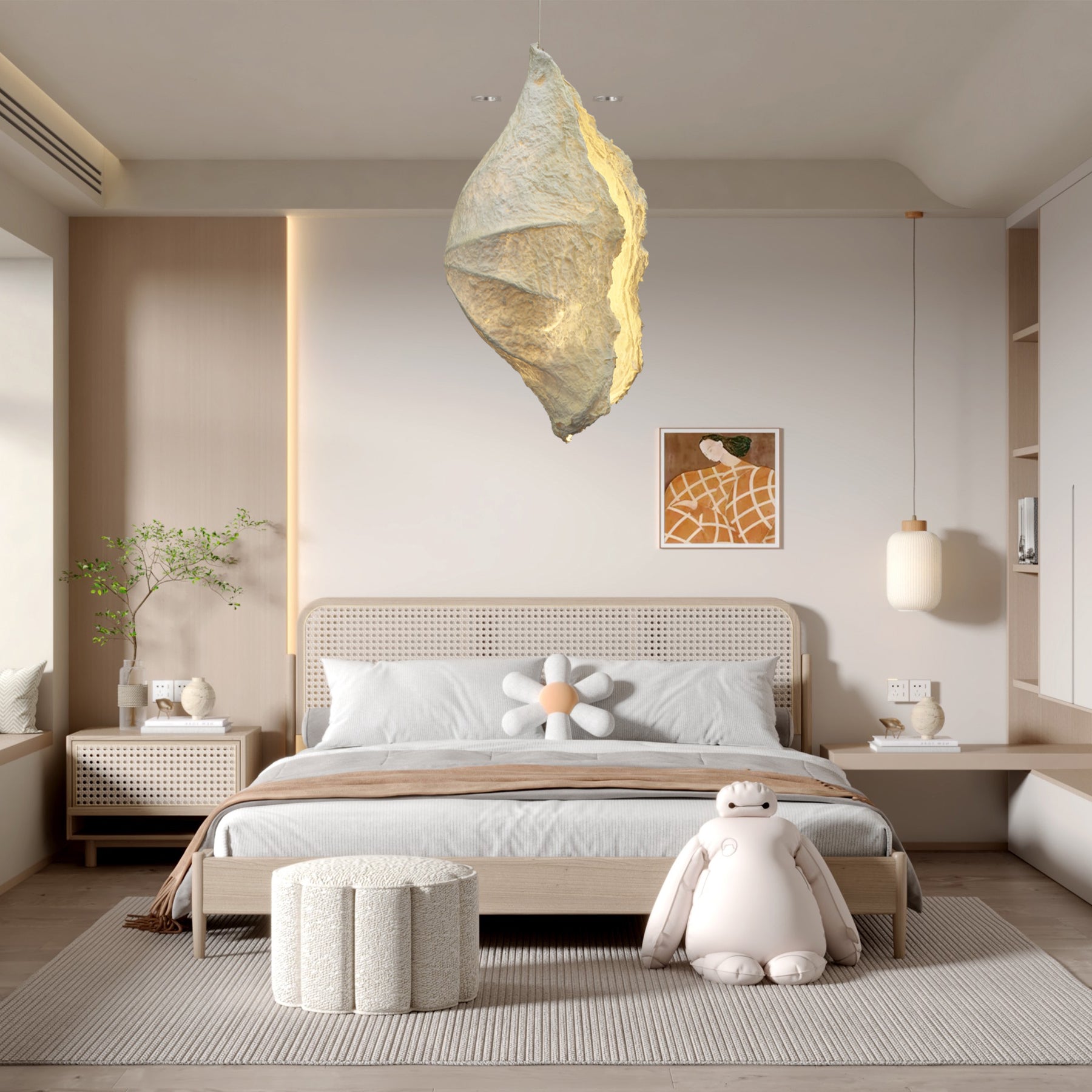 Etaias Modern Pendant Lamp - Elegant Hanging Light Fixture for Dining Room, Kitchen Island, Bedroom & Living Room Decor