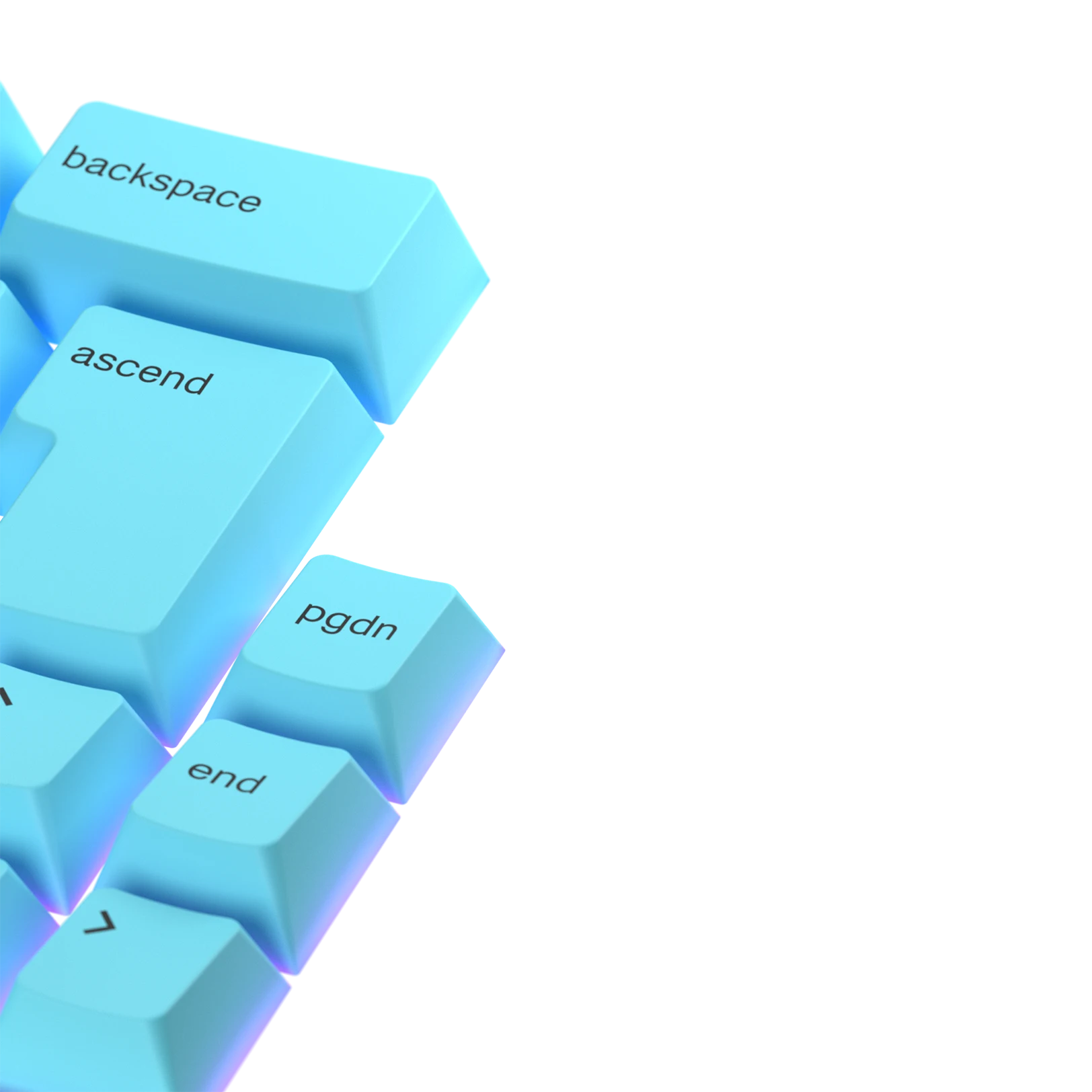 Ocean Nordic Keycaps - PBT Dye-Sublimation Keycap Set for Mechanical Keyboards (Cherry MX Compatible) - Perfect for Gaming, Typing & Custom Keyboard Builds