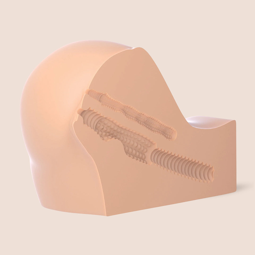Realistic Compact Fantasy Bubble Butt Sex Toy for Petite Women - Perfect for Travel & Discreet Pleasure