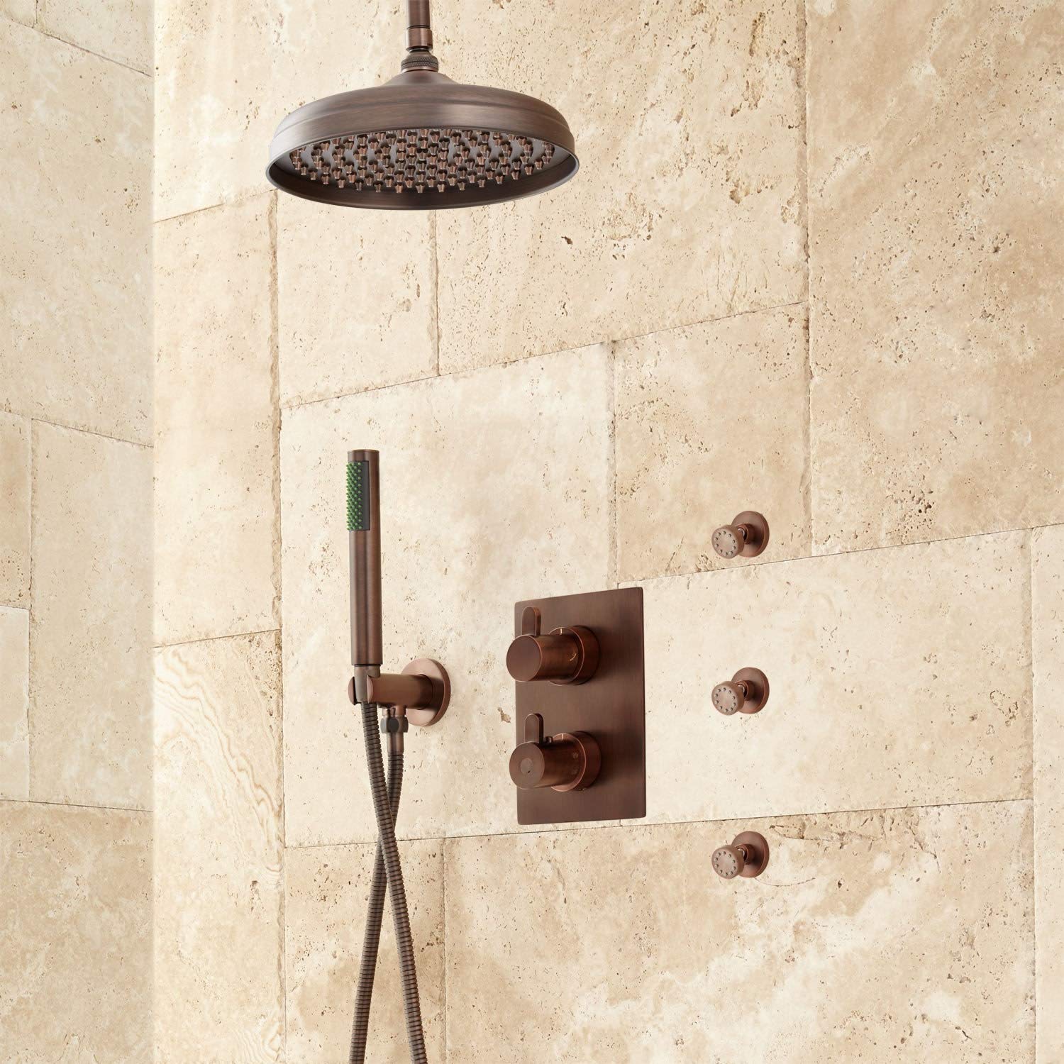 Hinson Thermostatic Shower System with 10
