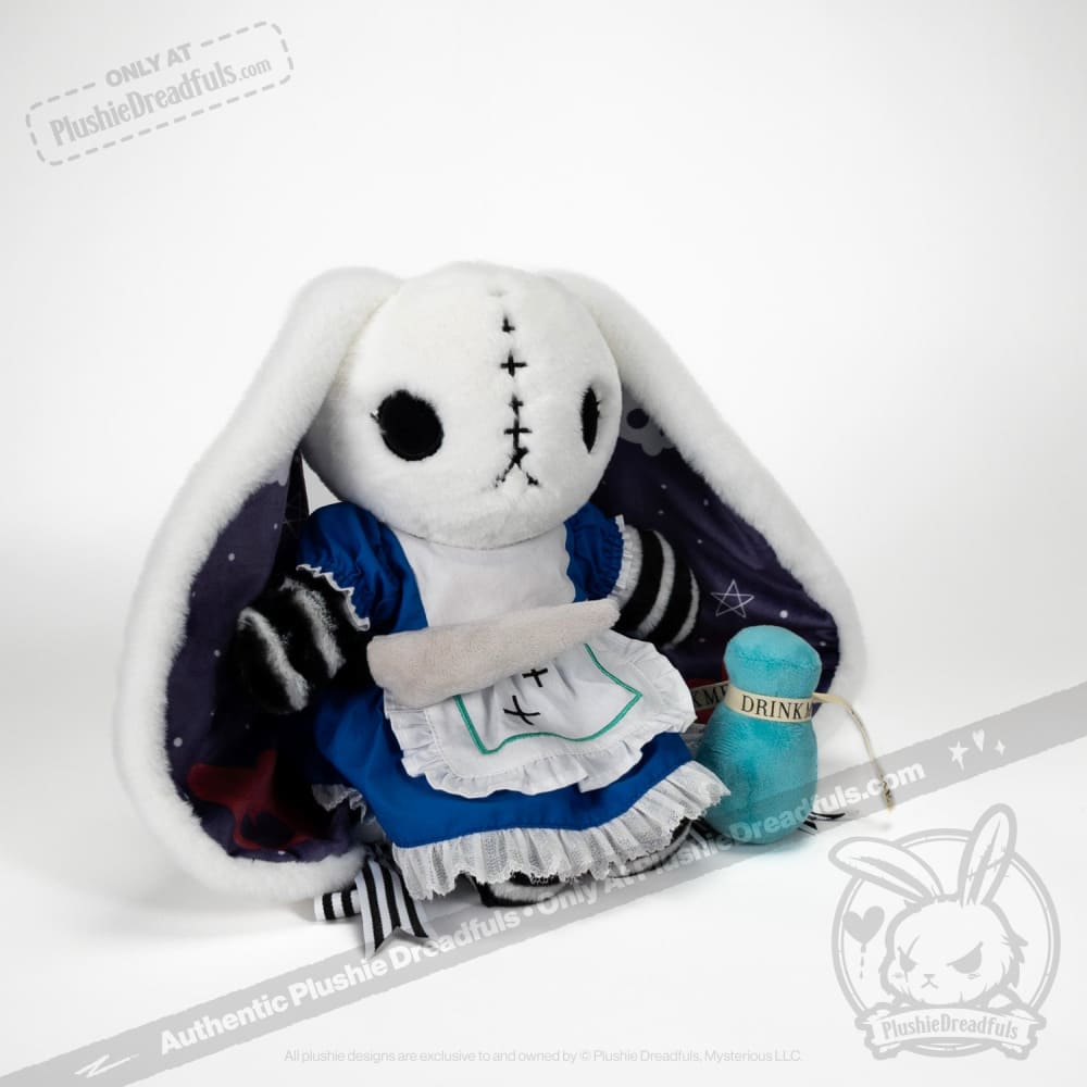 Victorian Style Alice in Wonderland Rabbit Plush Toy - Perfect for Kids' Bedroom Decor, Themed Parties, and Collectors