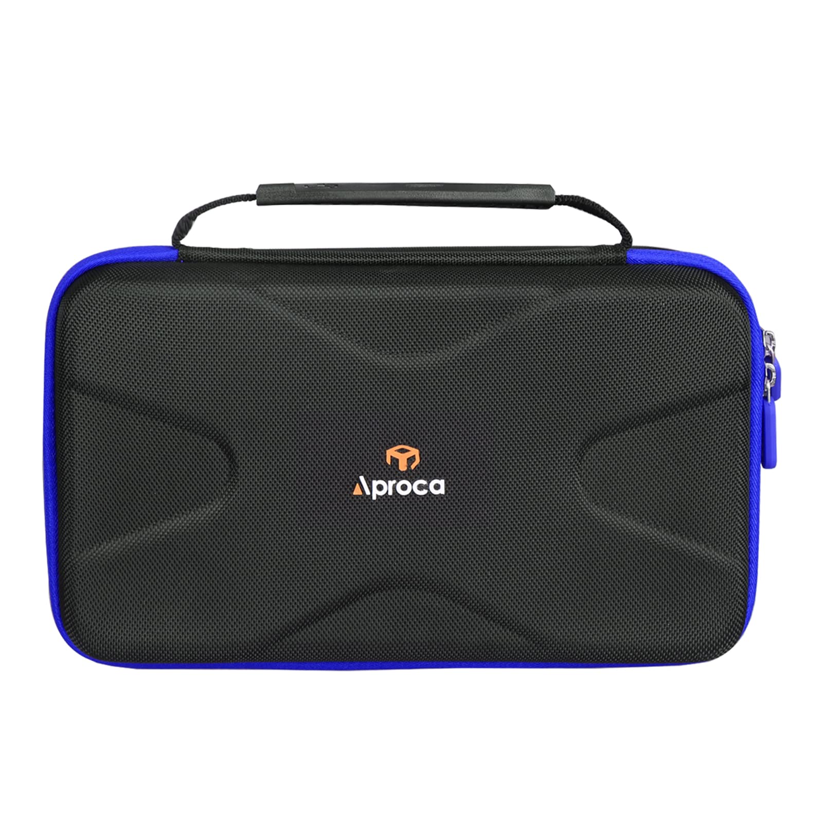 Aproca Hard Storage Travel Case for AstroAI Air Compressor Tire Inflator - Portable Air Pump Protective Carrying Bag with Blue Zipper - Perfect for Road Trips, Camping & Emergency Car Maintenance