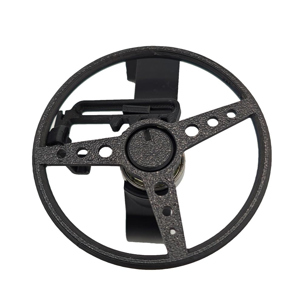 PS5 Racing Wheel Controller for PS5 & PS5 Slim - Mini Game Steering Wheel Replacement Accessories (Round Model) | Perfect for Gran Turismo 7, F1 2023 & Racing Simulators