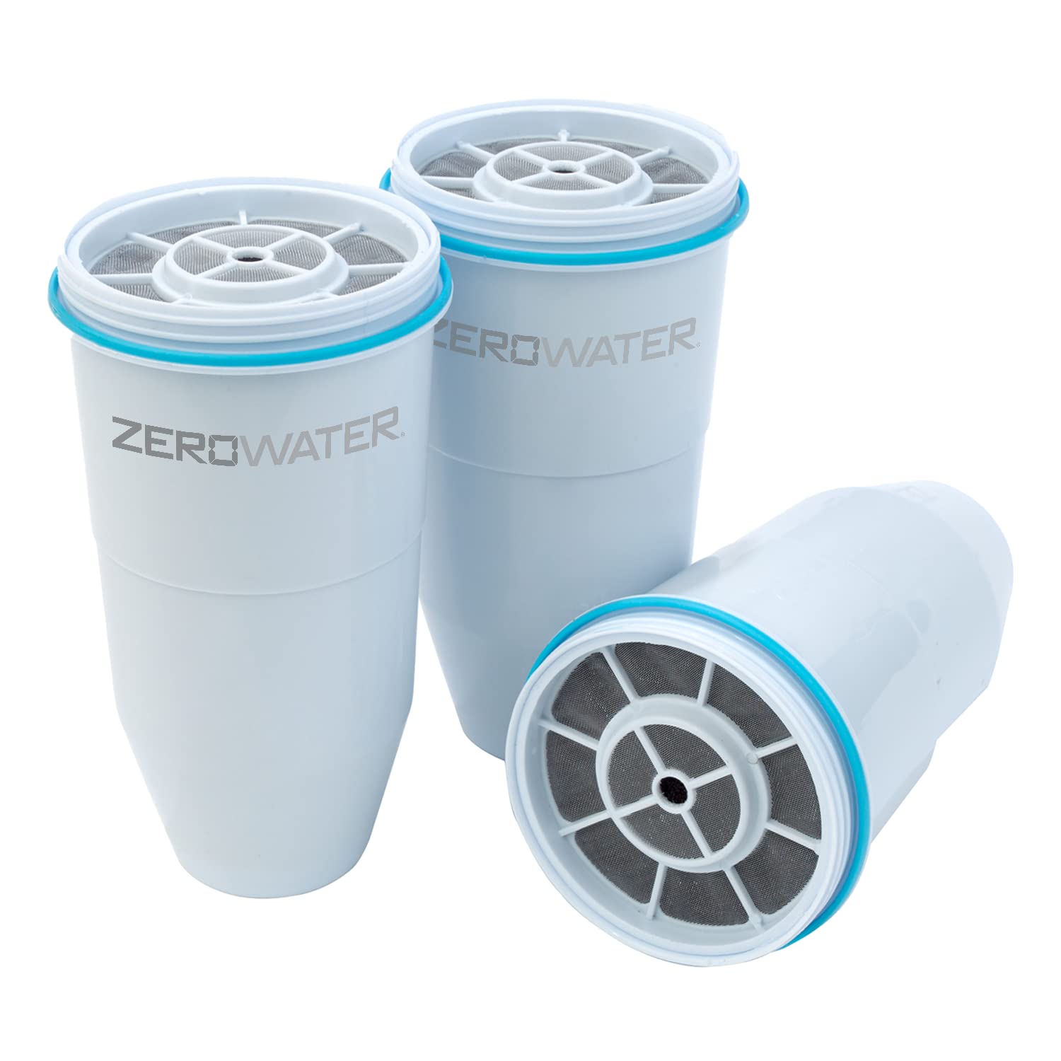 ZeroWater Official Replacement Filter 3-Pack & 40-Cup Glass Water Dispenser - Premium Water Filtration System for Home, Office, and RV Use