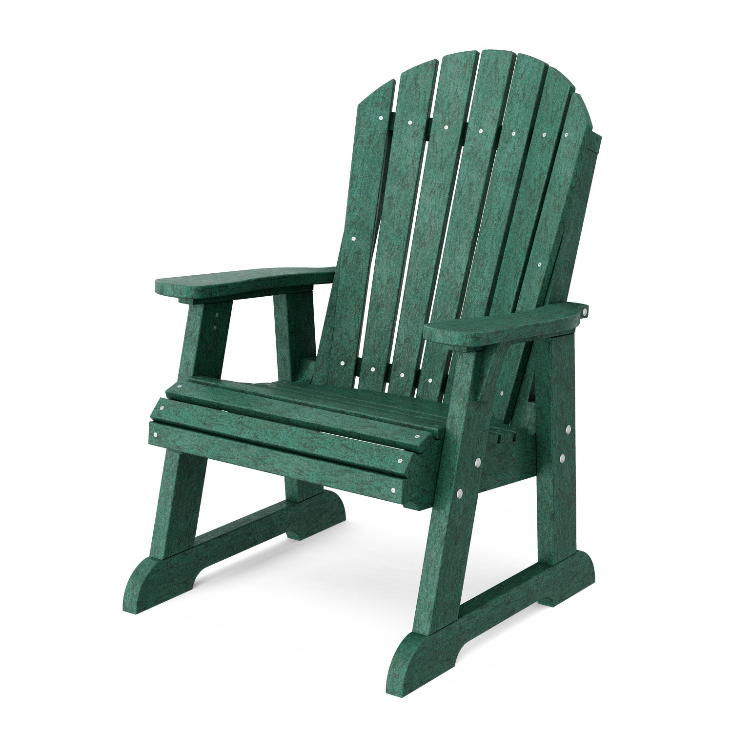 Heritage High Fan Back Chair - Classic Wooden Dining Chair with Upholstered Seat - Perfect for Farmhouse, Rustic & Traditional Dining Rooms