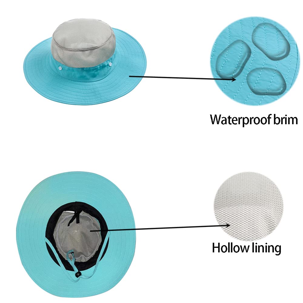 Fishing & Weed Eating Hat with Sun Protection & Mosquito Head Net - Outdoor Mesh Hat with Hidden Net for Fishing, Gardening & Hiking