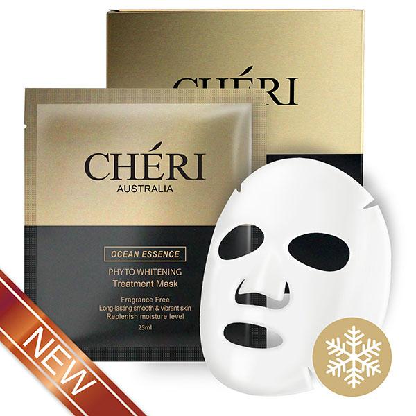 Cheri Phyto Whitening Treatment Mask - Brightening Face Mask for Dark Spots & Hyperpigmentation | Skin Care for Glowing Complexion | Perfect for Daily Use & Special Occasions