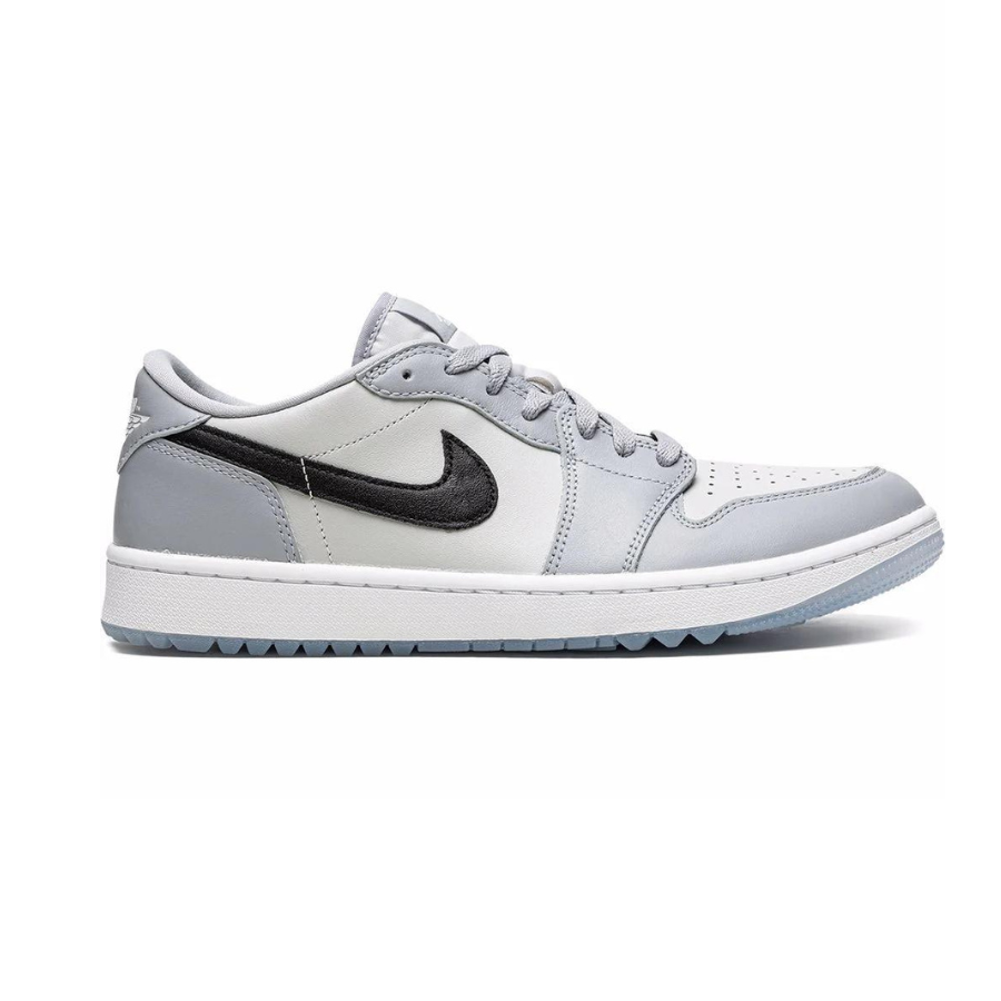 Air Jordan 1 Retro Low Golf Shoes - Wolf Grey/Black/Photon Dust/White - Men's Sneakers for Golf & Casual Wear