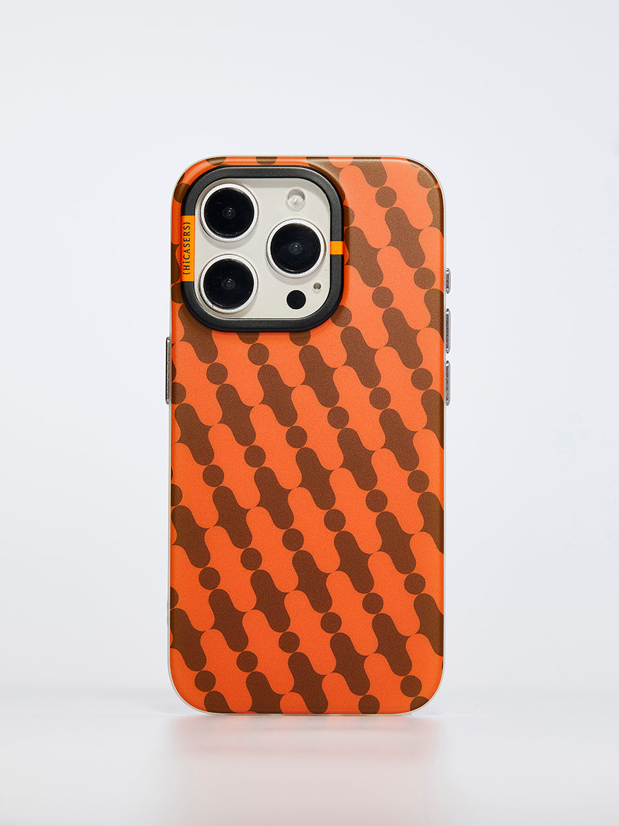 Custom Logo Phone Case - Caramel Orange Color - Perfect for Branding, Promotions & Everyday Use