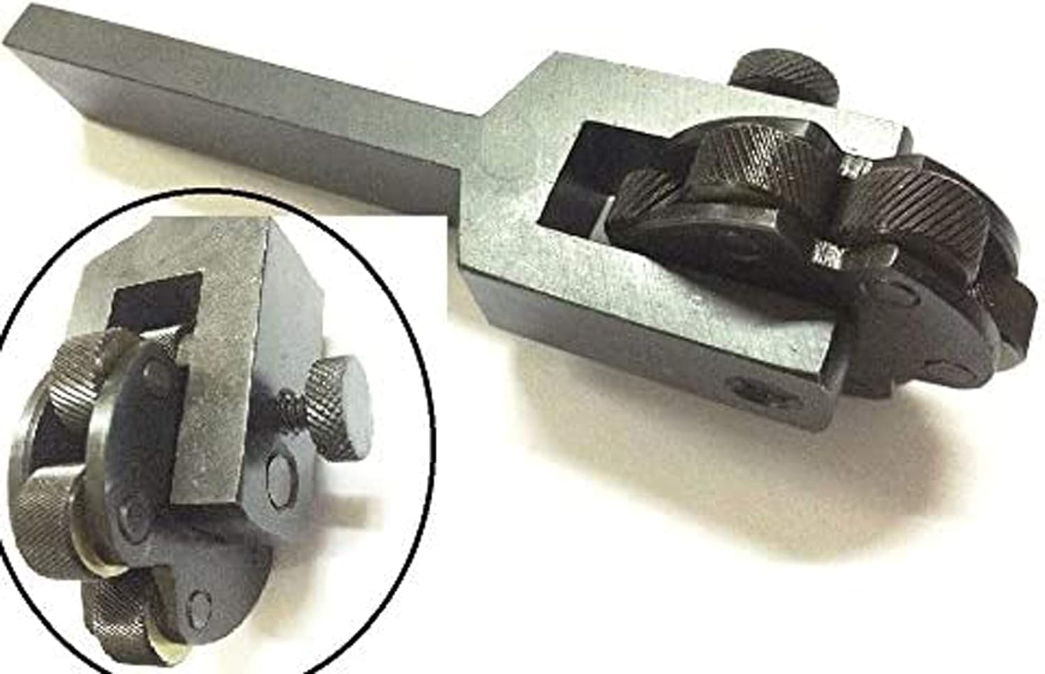AnNafi® 6 Knurls Rotating Head Knurling Tool - Multi Pitch Design (Coarse/Medium/Fine Diamonds) for Lathe Tool Holder - Perfect for Metalworking, Jewelry Making & DIY Projects