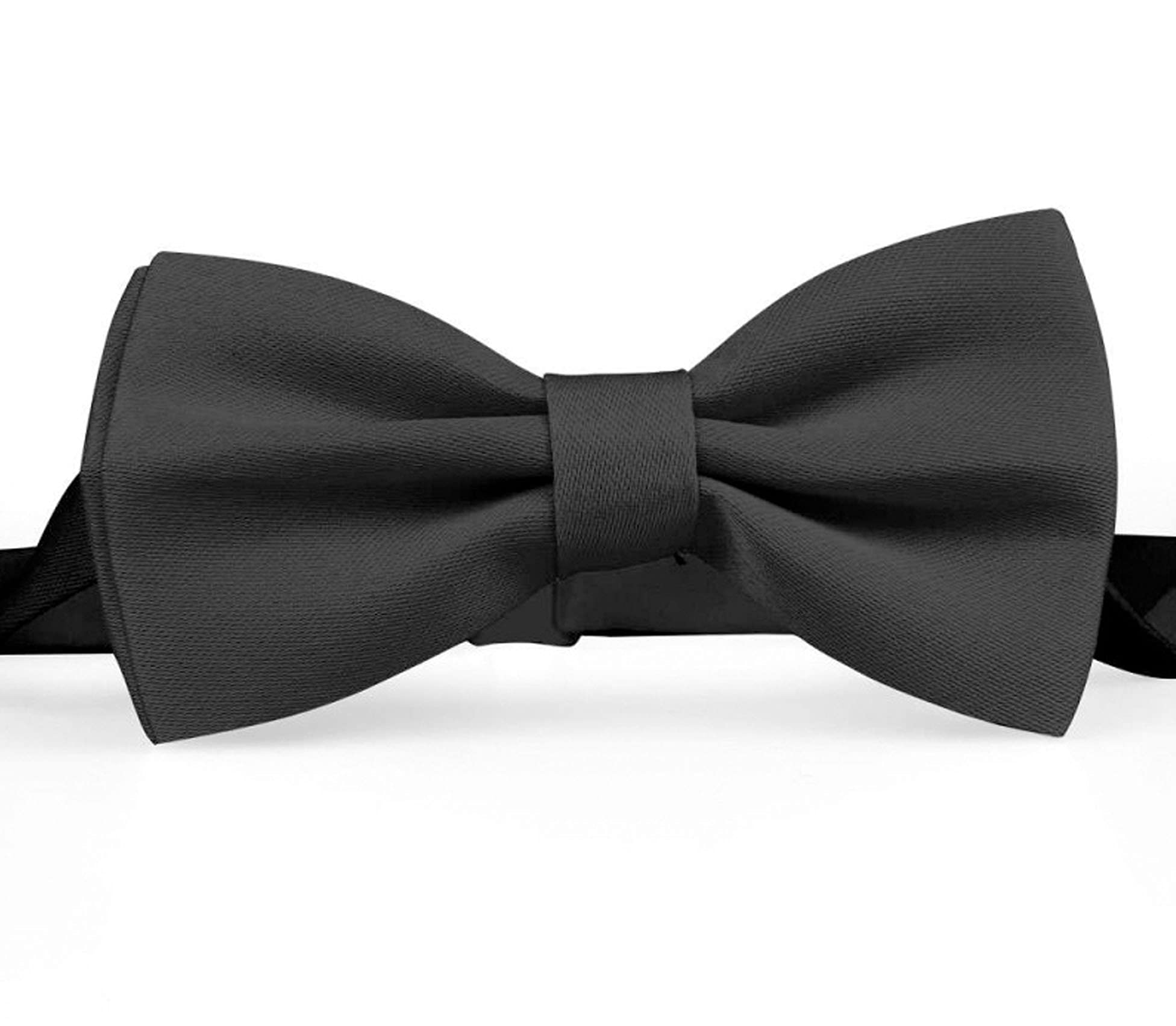 RR Design Adjustable Dog Bow Tie - Black Large Size - Perfect for Pet Parties, Weddings & Special Occasions