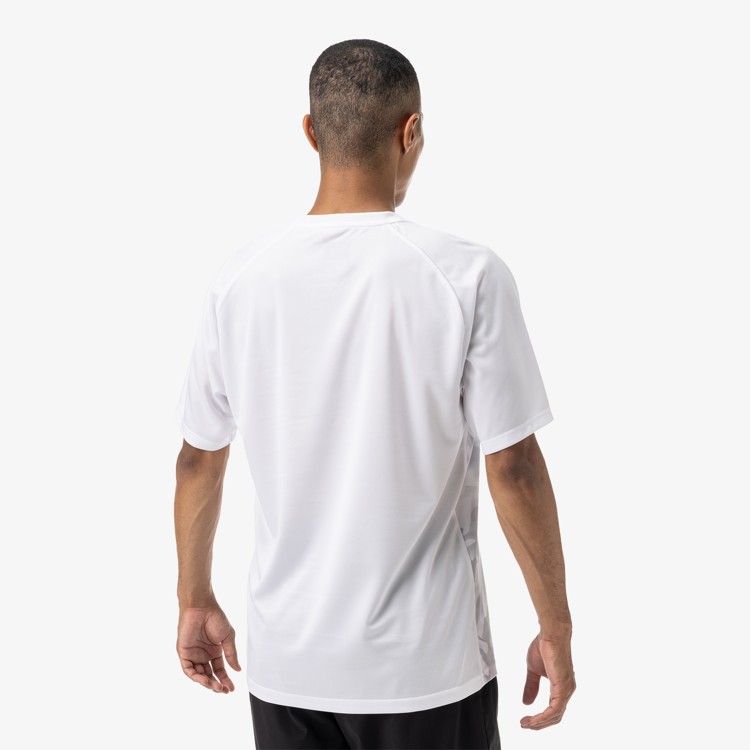 Yonex YM0033 Men's Crew Neck T-Shirt - White | Breathable & Comfortable for Tennis, Running & Casual Wear