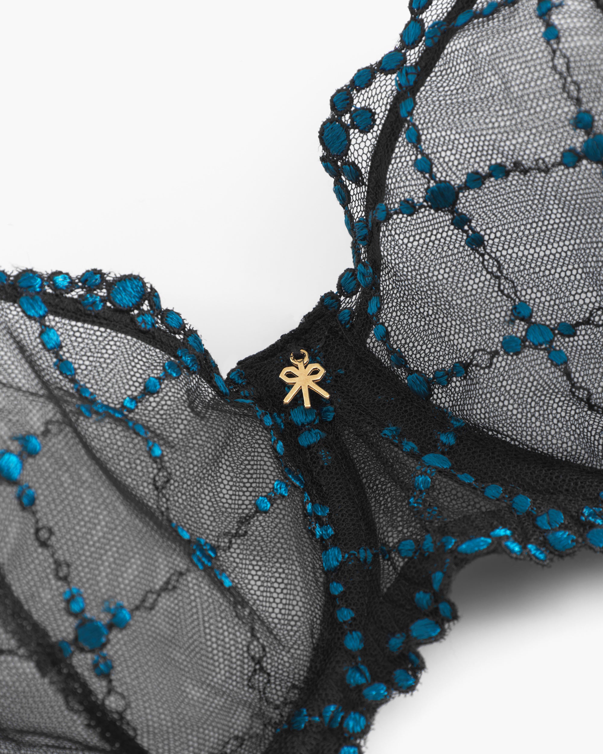 Avventura Balconette Bra in Black - Comfortable Lace Underwire for Everyday Wear | Perfect for Date Nights & Special Occasions