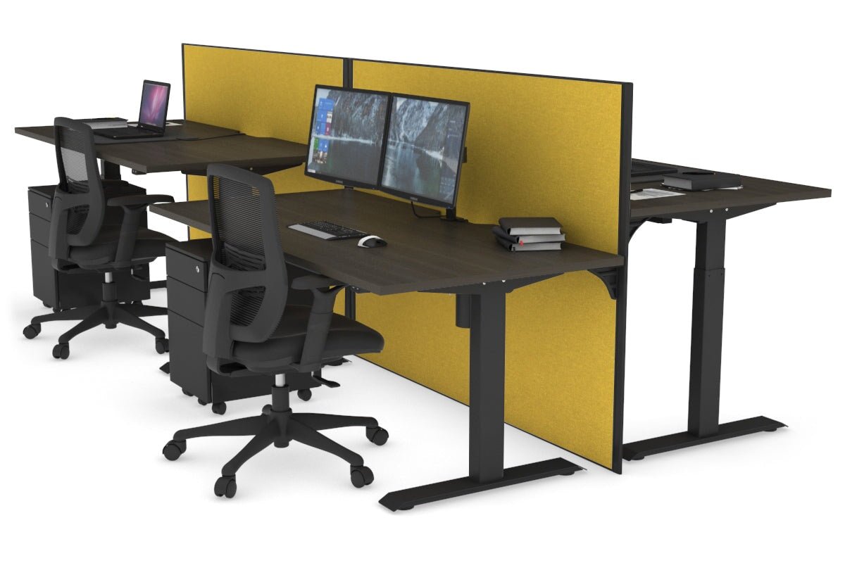 Adjustable Height 4-Person Workbench - 1200L x 800W with Cable Management | Perfect for Office, Workshop & Garage Workspaces