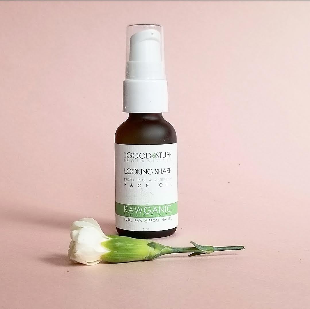 Looking Sharp Face Oil - Organic Anti-Aging Facial Oil for Glowing Skin | Day & Night Moisturizer for Dry, Sensitive Skin | Perfect for Daily Skincare Routine & Travel