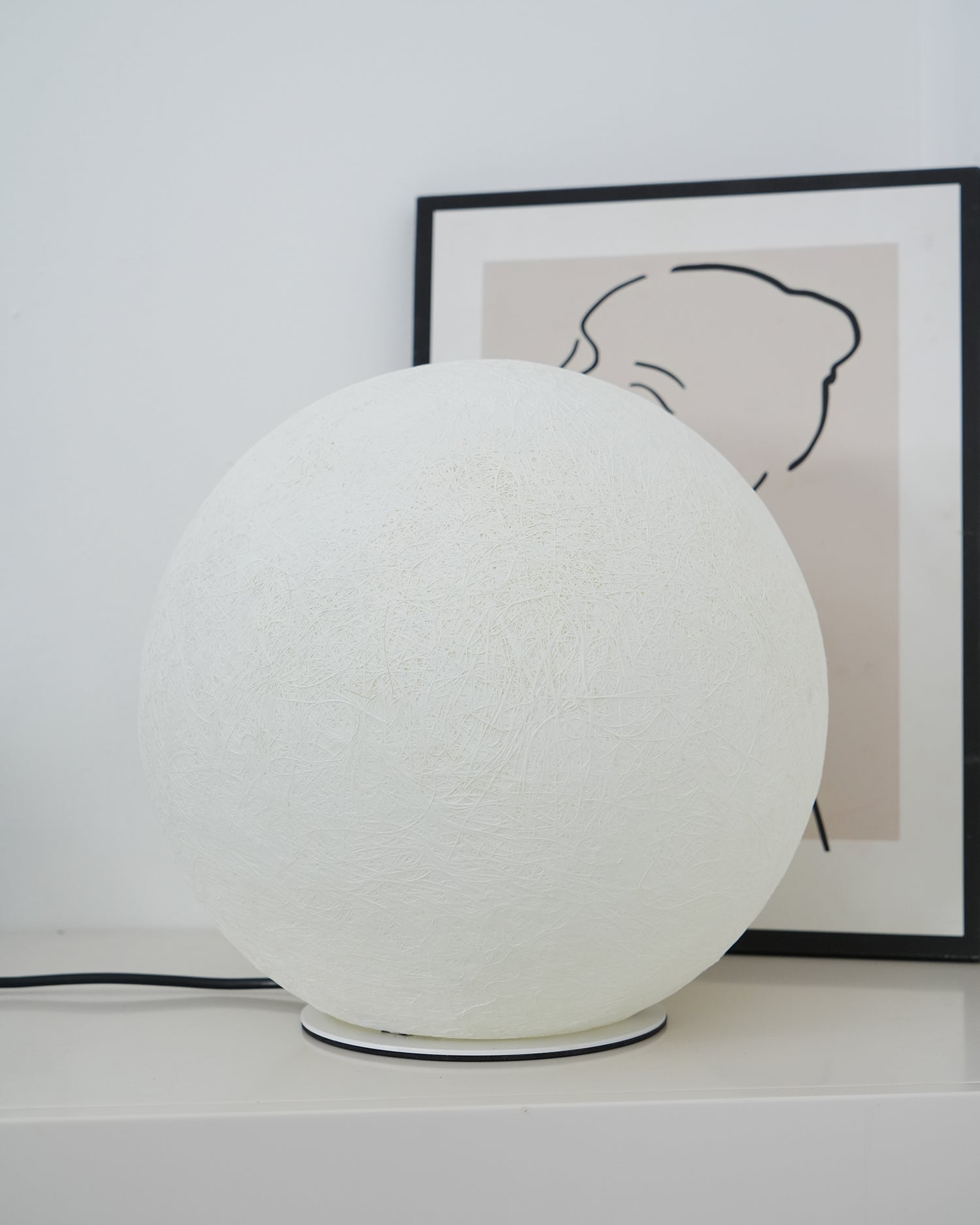 Moon Table Lamp - Modern LED Night Light for Bedroom, Nursery & Office - Soft Glow & Energy Efficient - Perfect for Reading, Relaxing & Decor
