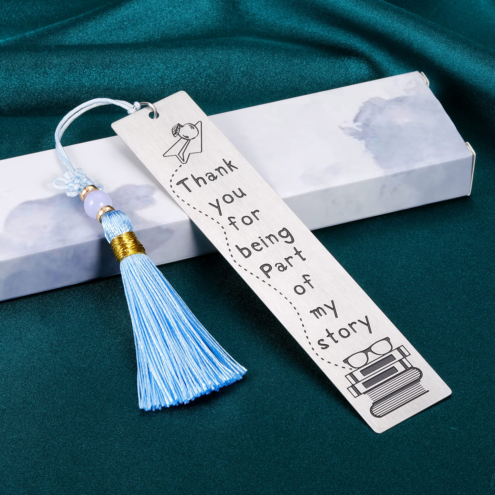 Personalized Teacher Gifts - Inspirational Bookmark for Women & Men - Perfect for Teacher Appreciation, Graduation, Valentine's Day, Birthday, Christmas & Retirement - Ideal for Spanish, PE, Preschool, Daycare & Special Education Teachers - Thoughtful Gift for Classroom & Home Use