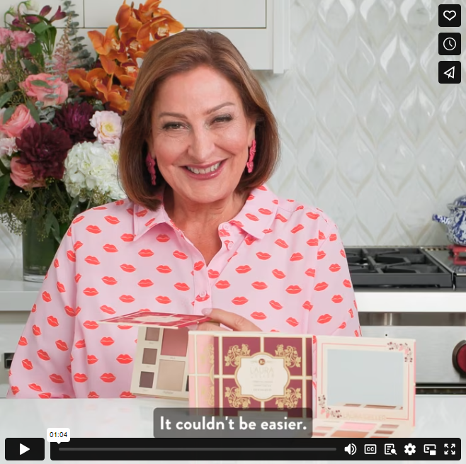 Jet Set Ready 4-in-1 Face Palette for Travel & Party Makeup | Compact Makeup Kit for On-the-Go Beauty