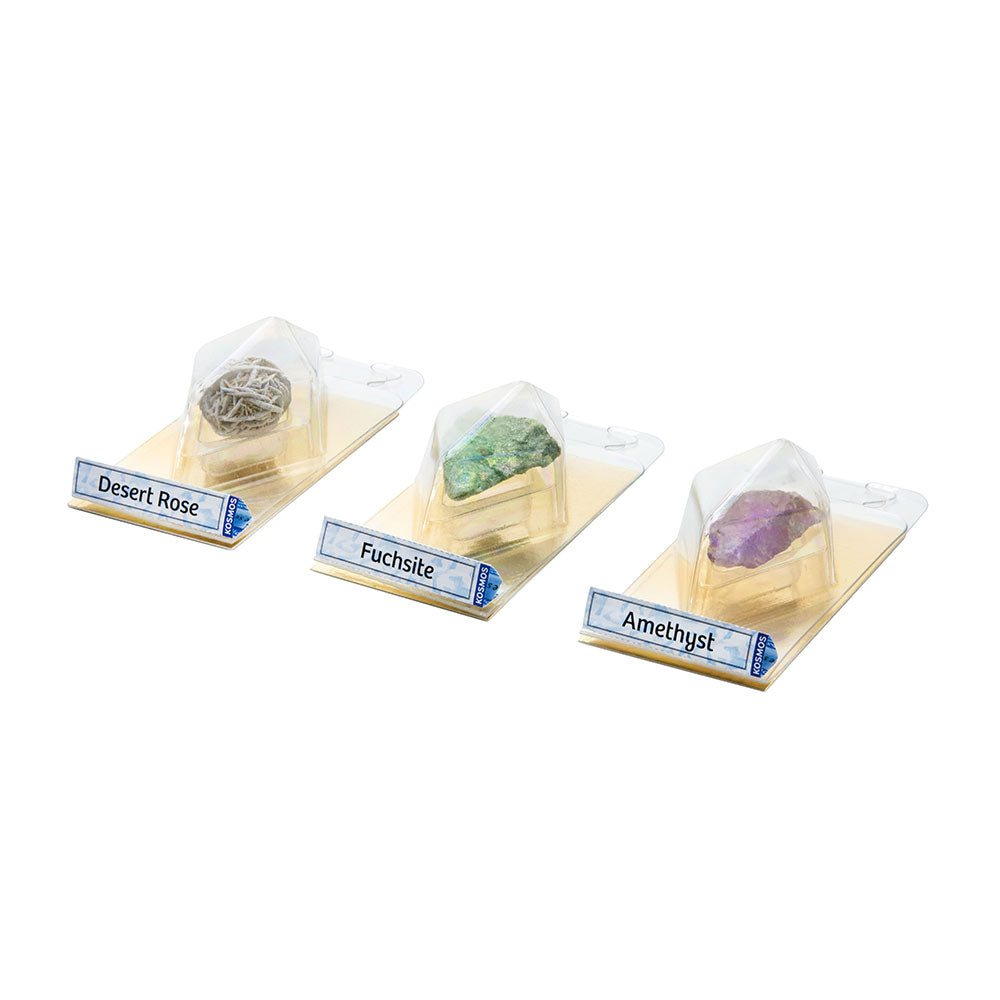 Authentic Mineral Rock Specimen Collection - 24-Piece Gift Set for Geology Enthusiasts | Perfect for Classroom Learning, Science Projects & Home Decor
