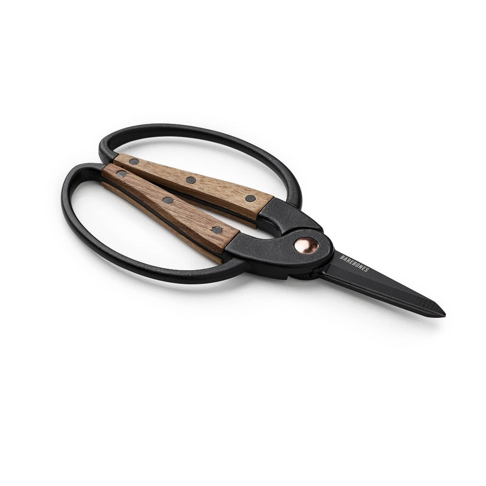 Premium Stainless Steel Small Garden Scissors - Sharp Pruning Shears for Plants, Flowers, Herbs - Perfect for Indoor & Outdoor Gardening, Floral Arrangements, DIY Crafts