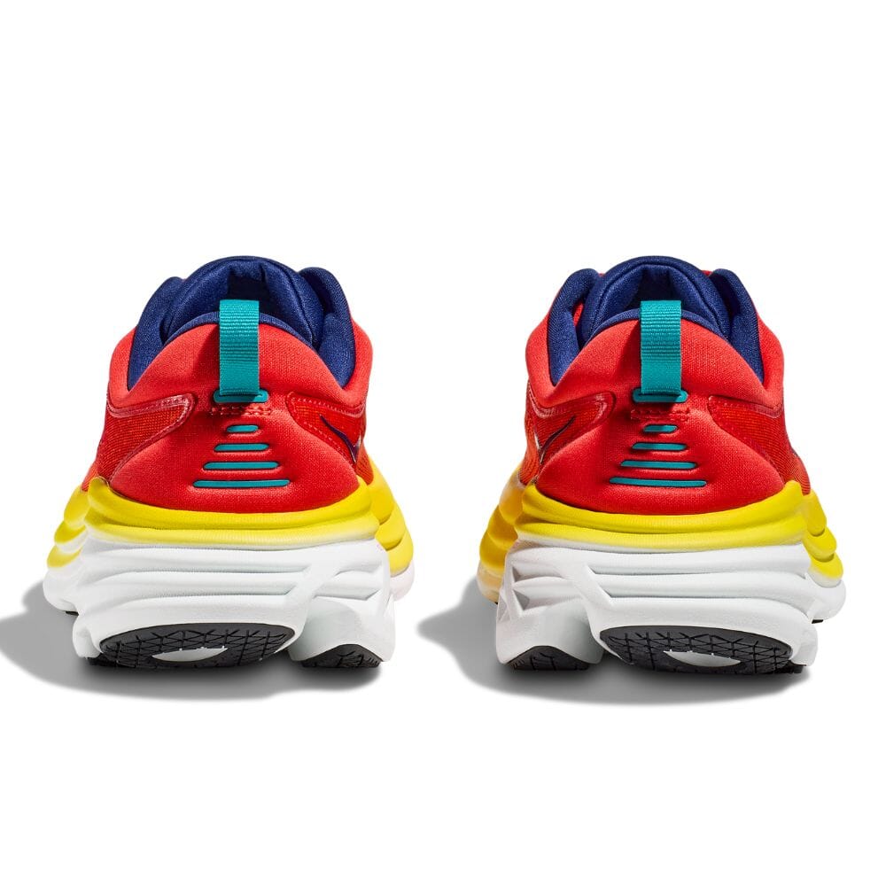 Hoka Men's Bondi 8 Running Shoes - Lightweight Cushioned Sneakers for Marathon, Jogging & Walking - Breathable Mesh Upper with Maximum Support & Comfort