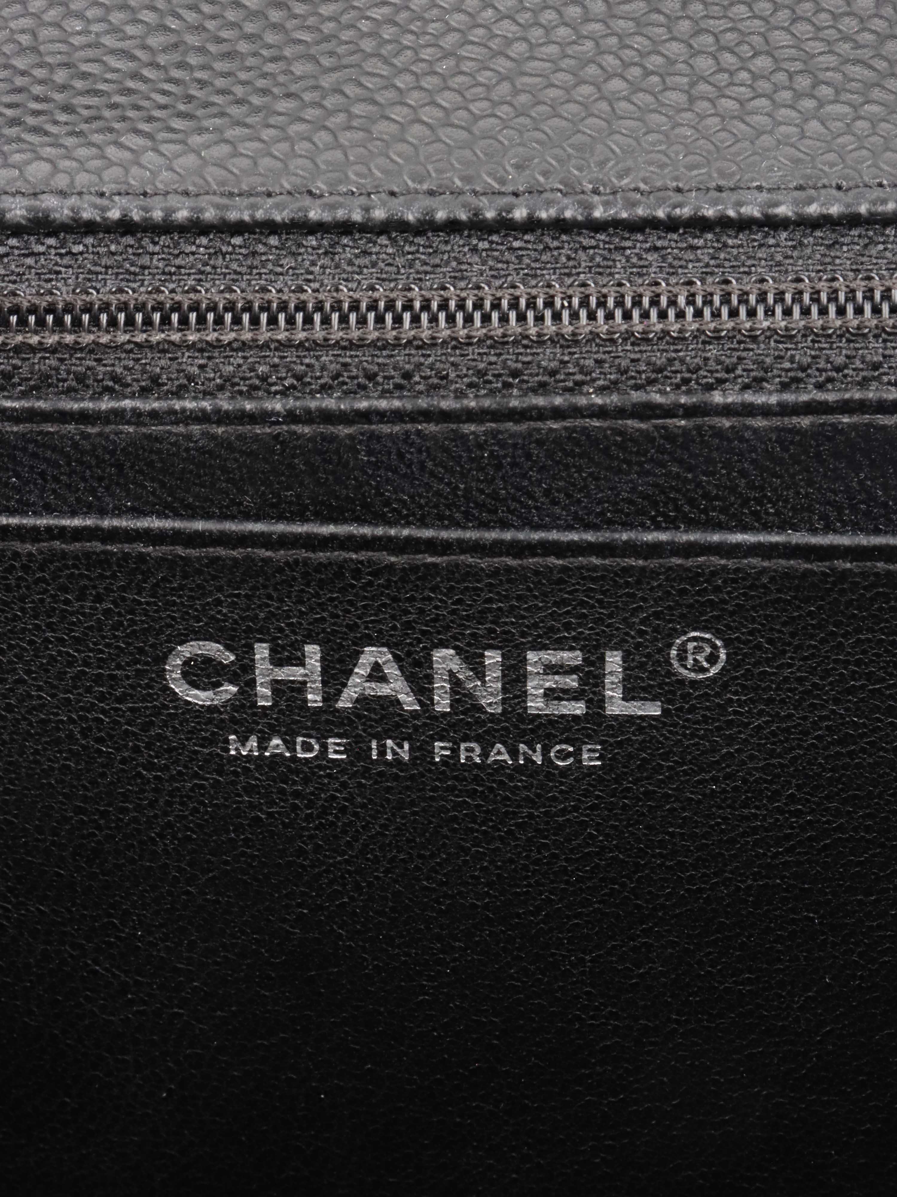 Authentic Chanel Black Jumbo Classic Flap Bag in Caviar Leather - Luxury Designer Handbag for Women, Perfect for Parties, Work & Everyday Use