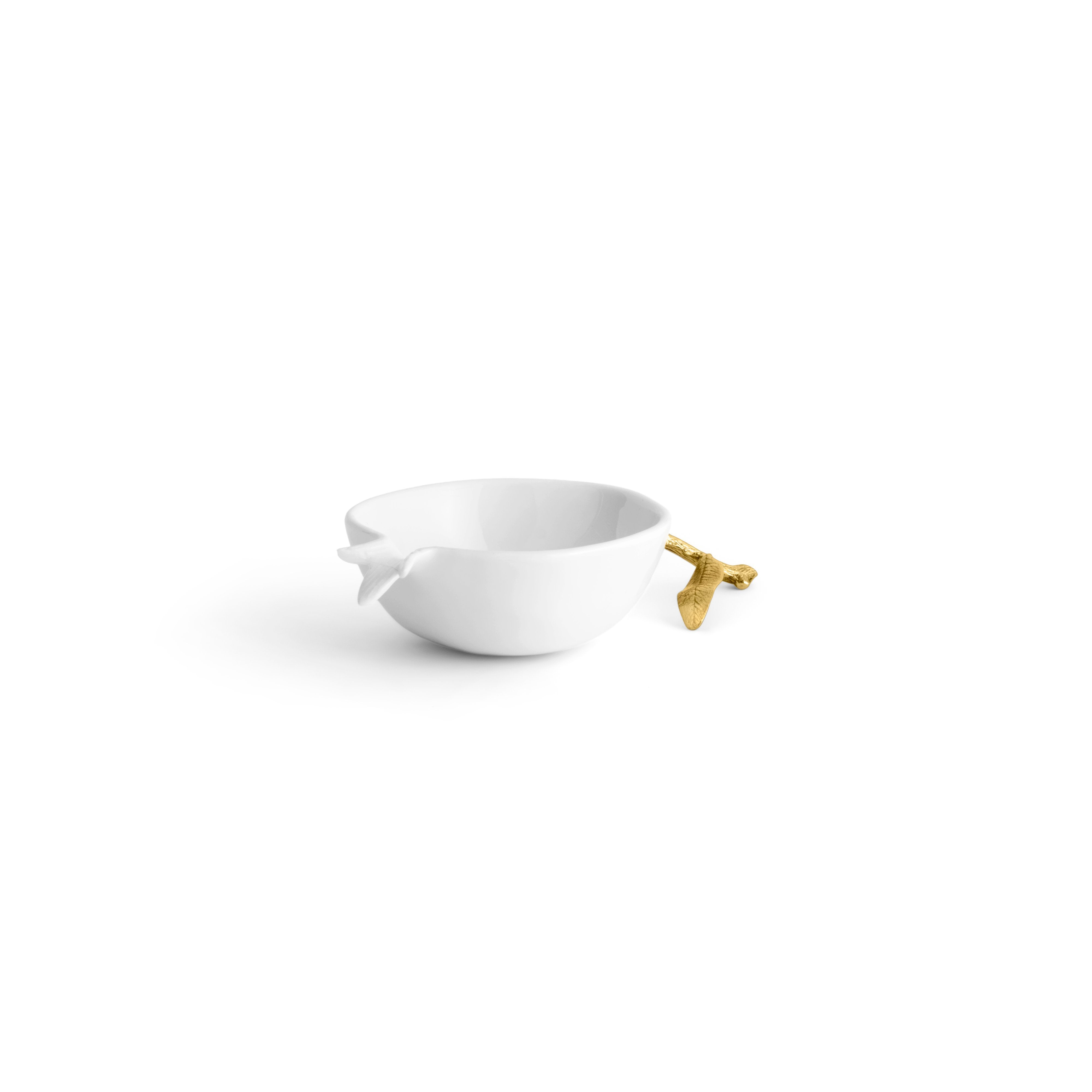 Elegant Pomegranate Small Bone China Bowl - Premium Porcelain Dish for Desserts, Salads & Soups - Perfect for Dining, Entertaining & Gifts