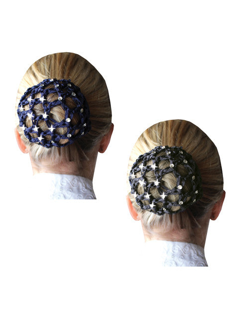 Equetech Crystal Bun Net - Hair Accessory for Women, Secure & Stylish Hair Hold - Perfect for Workouts, Weddings, and Everyday Use