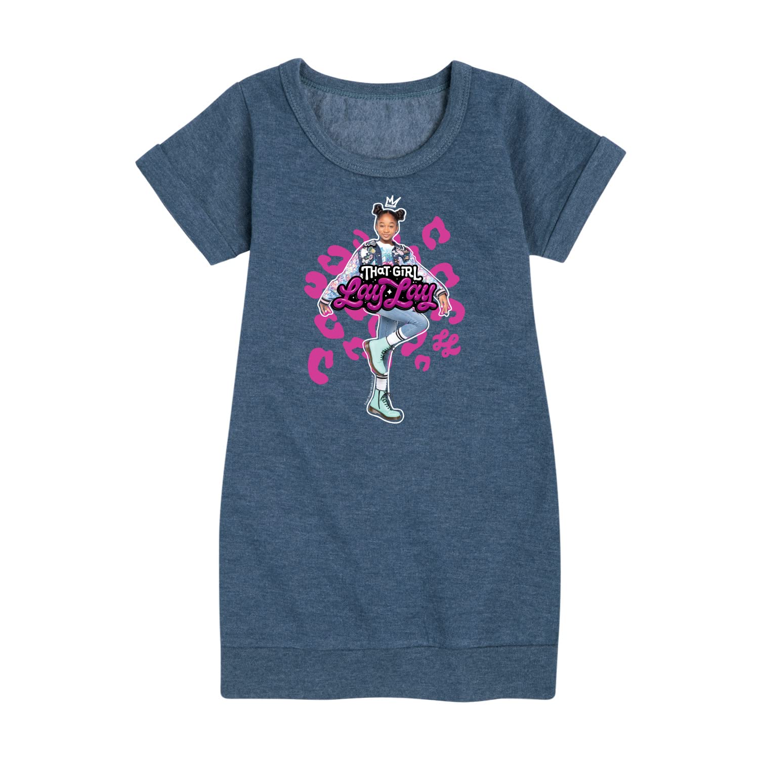 HYBRID APPAREL - That Girl Lay Lay Youth Girls Fleece Dress - Cozy Winter Outfit for School, Playdates & Casual Wear