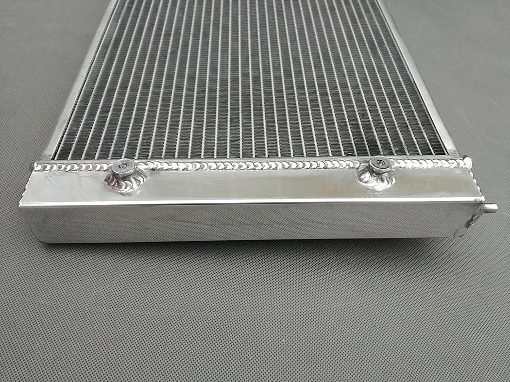 High Performance Aluminum Radiator with Dual Fans for VW Golf 2 & Corrado VR6 Turbo Manual MT - Perfect Cooling Upgrade for Track Days & Hot Weather Driving