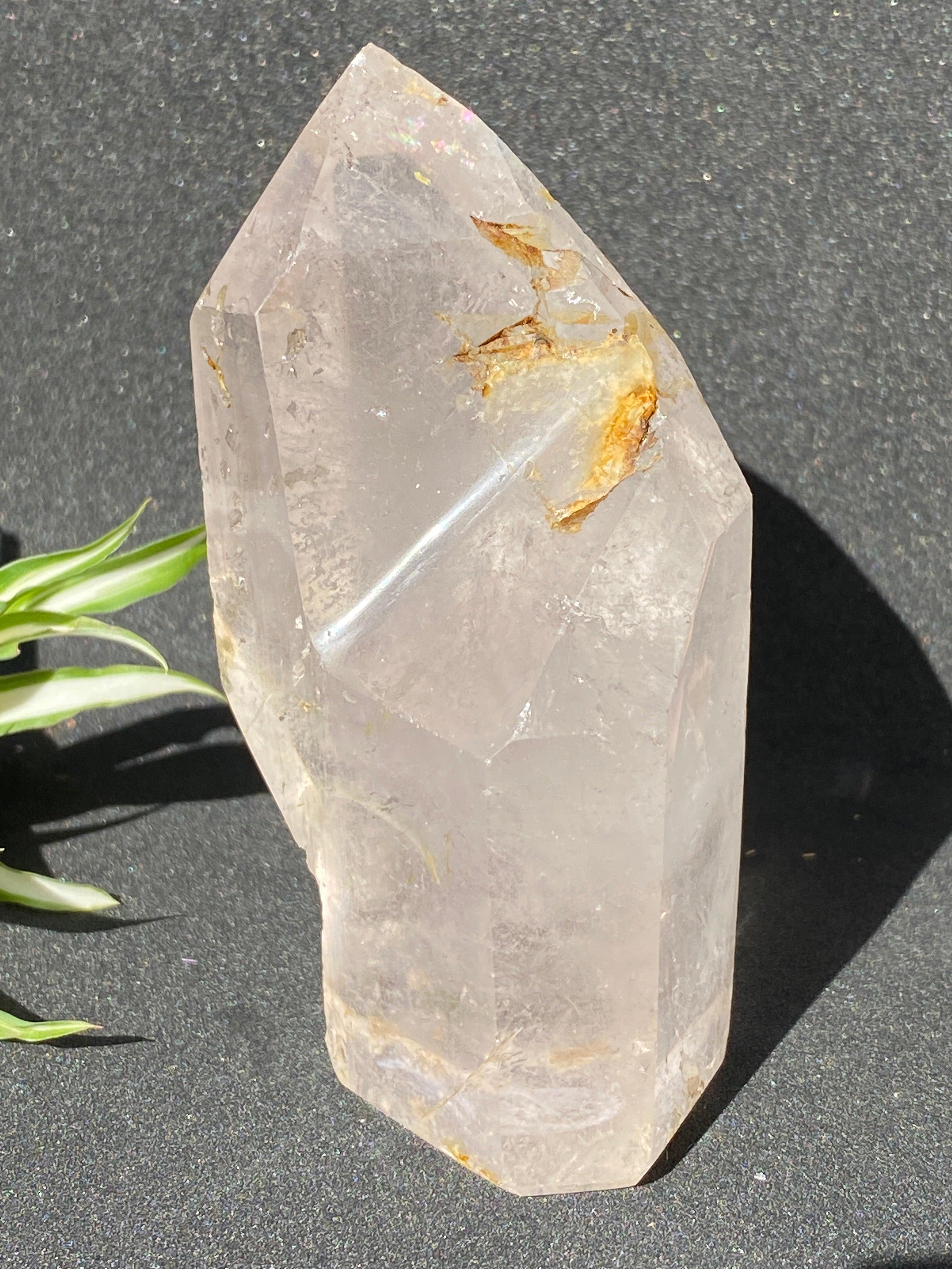 Natural Clear Quartz Freeform Generator Stone - CR0976 for Energy Healing, Meditation & Home Decor