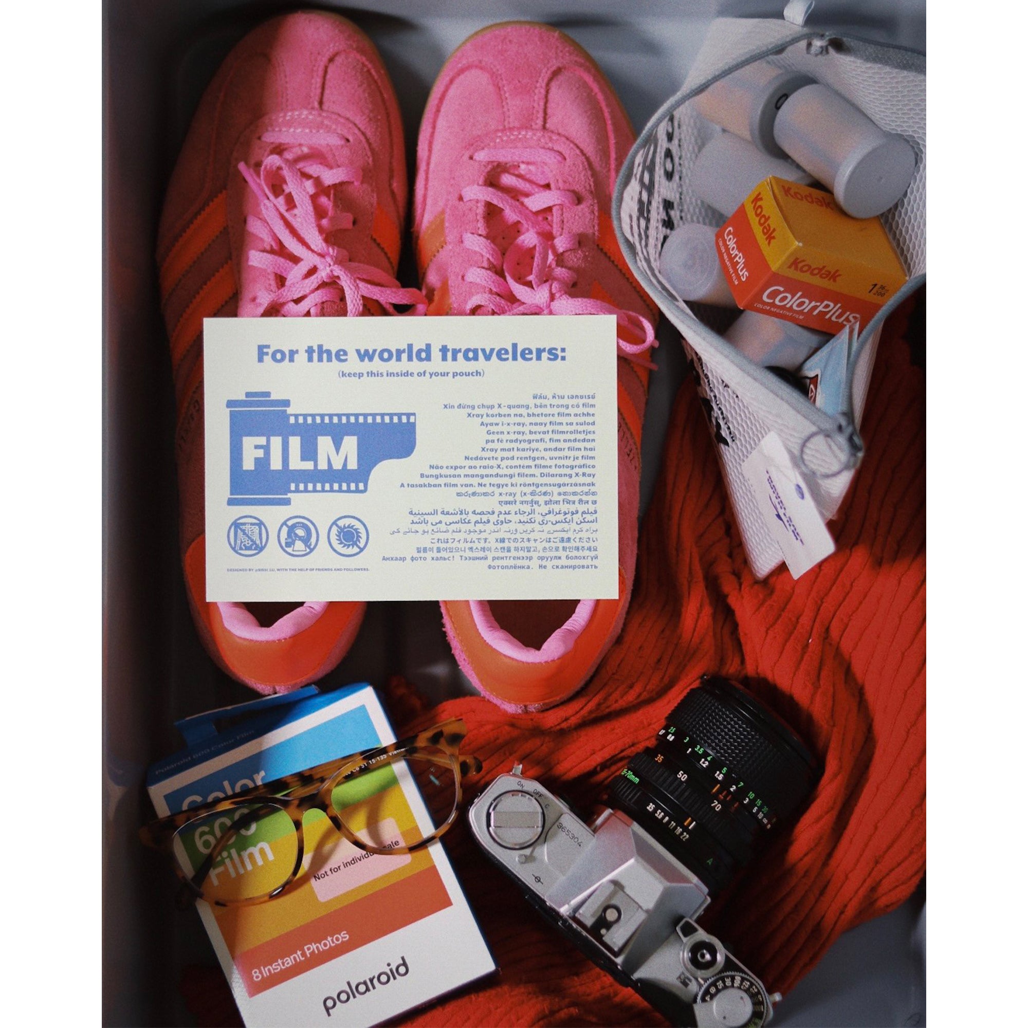 Anti-X-Ray Film Pouch - Secure & Undetectable Document Holder for Travel, Privacy Protection & Confidential Storage