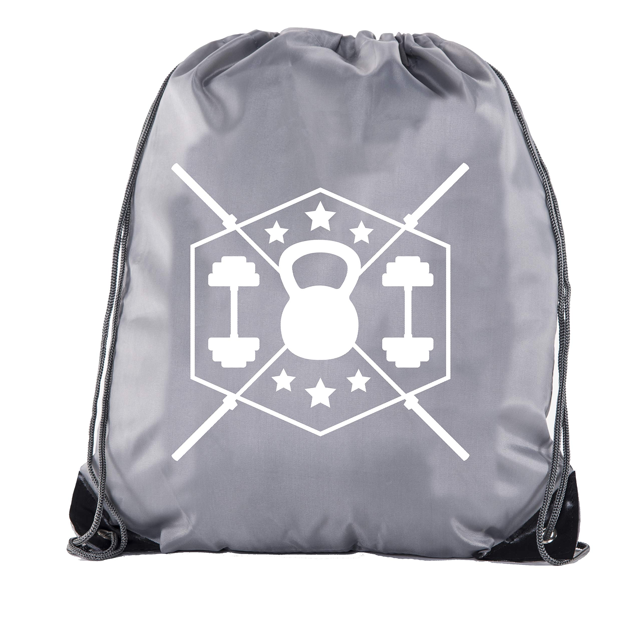 Inspirational Gym Quote Drawstring Backpacks - Motivational Fitness Bags for Workouts, Running & Sports - Perfect for Gym, Yoga & Outdoor Activities