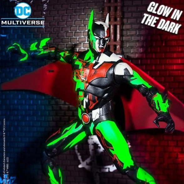 Batman Beyond DC Multiverse Action Figure - Glow in the Dark Collectible for DC Fans | Perfect for Display, Gifts & Comic Book Collections