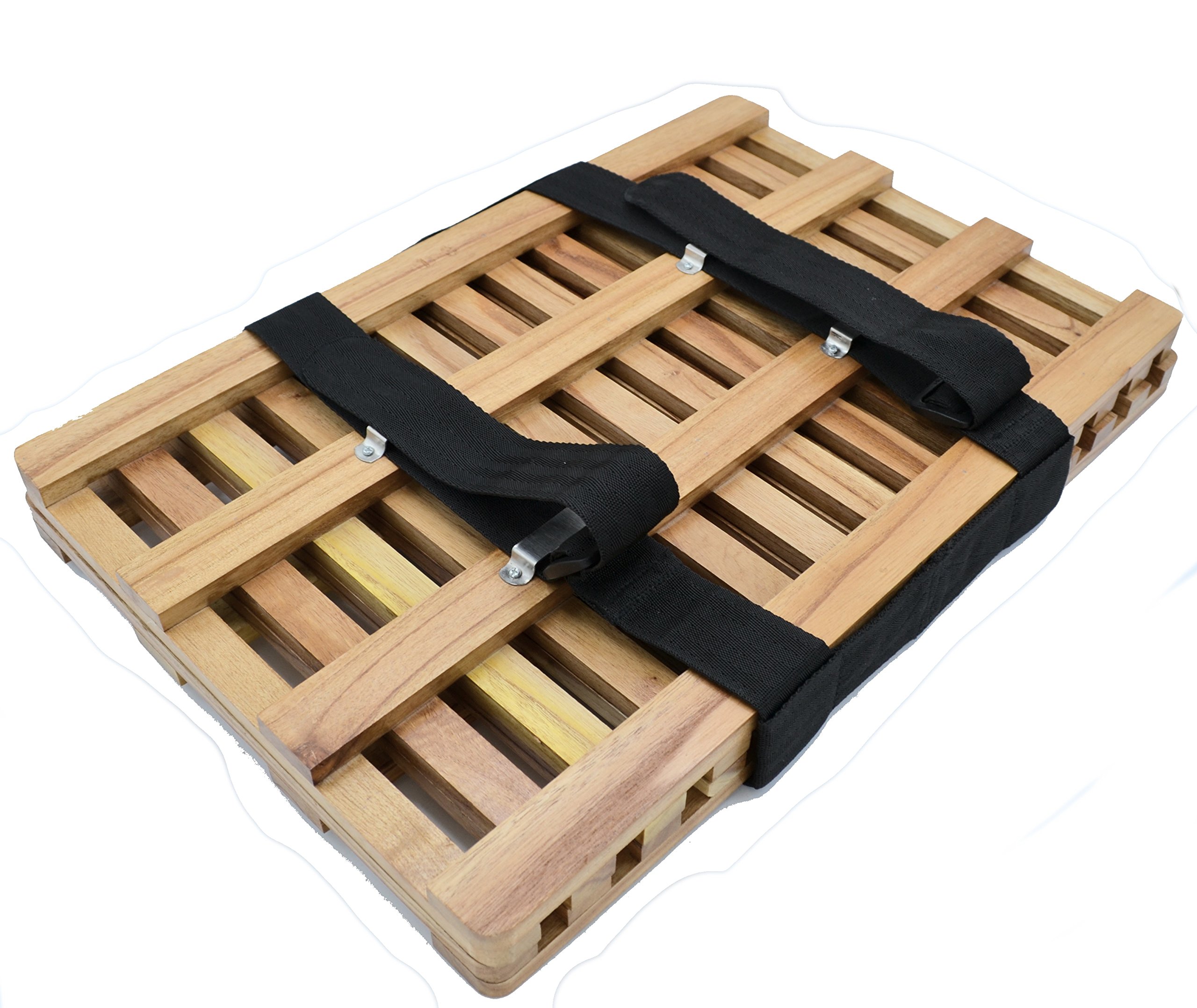 EISCO 12x18 Inch Wooden Plant Press for Herbarium Specimens with 2 Adjustable Buckle Straps - Perfect for Botany, Flower Drying, and Nature Preservation Projects