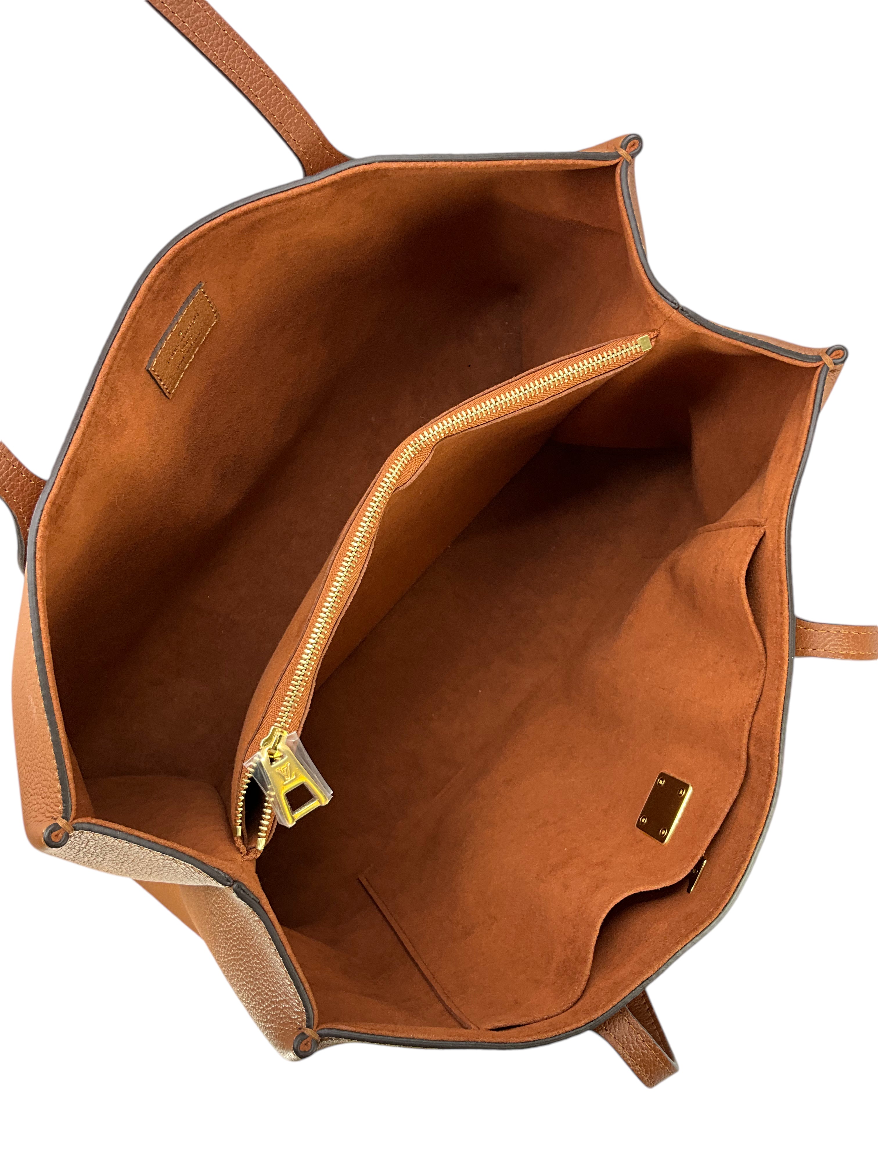 Louis Vuitton Lockme Calfskin Shopping Tote Bag for Women - Luxury Leather Handbag for Work, Travel & Everyday Use