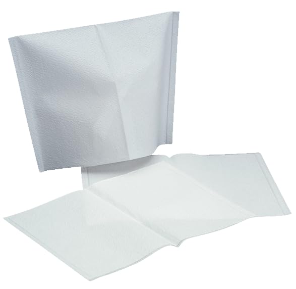 500-Pack Disposable White Medical Chair Headrest Paper Covers 10