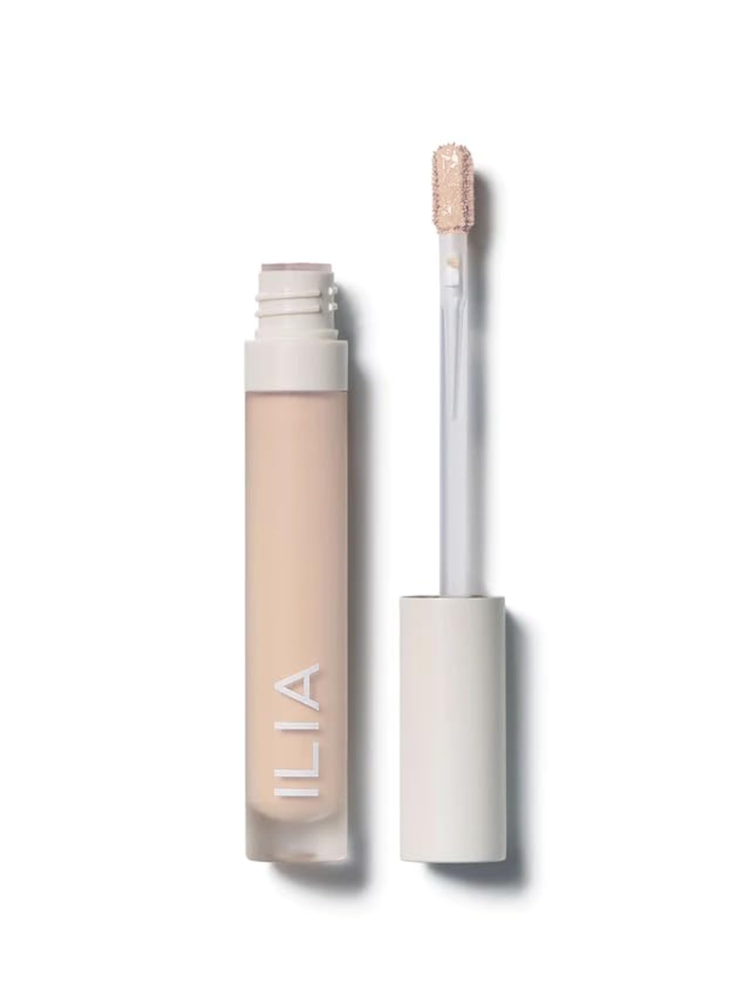 ILIA True Skin Serum Concealer - Non-Comedogenic, Cruelty-Free & Vegan Makeup for Sensitive Skin | Reduces Dark Circles & Blemishes (Mallow SC.25, 0.16 oz/5ml) | Perfect for Daily Wear, Office & Special Occasions