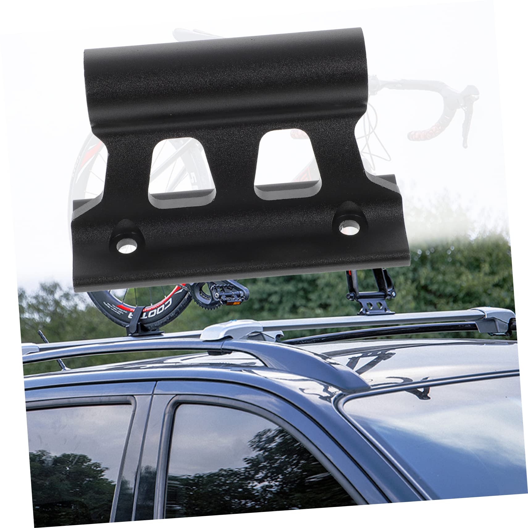 BIUDECO Aluminum Alloy Bike Fork Mount - Front Rack Fixed Clip for Bicycle Hitch - Easy Installation Tool for Road & Mountain Bikes - Perfect for Commuting, Touring & Outdoor Adventures