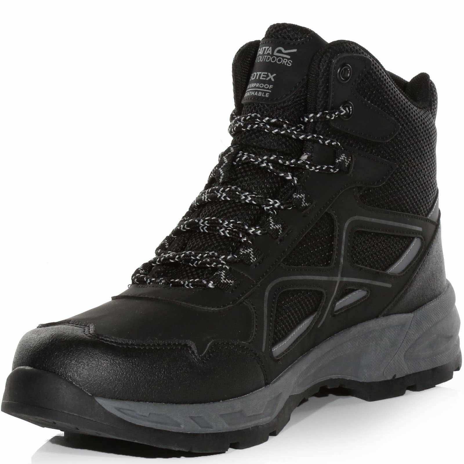 Regatta Vendeavour Men's Waterproof Hiking Boots - Lightweight Trekking Shoes for Outdoor Adventures, Camping & Trail Walking