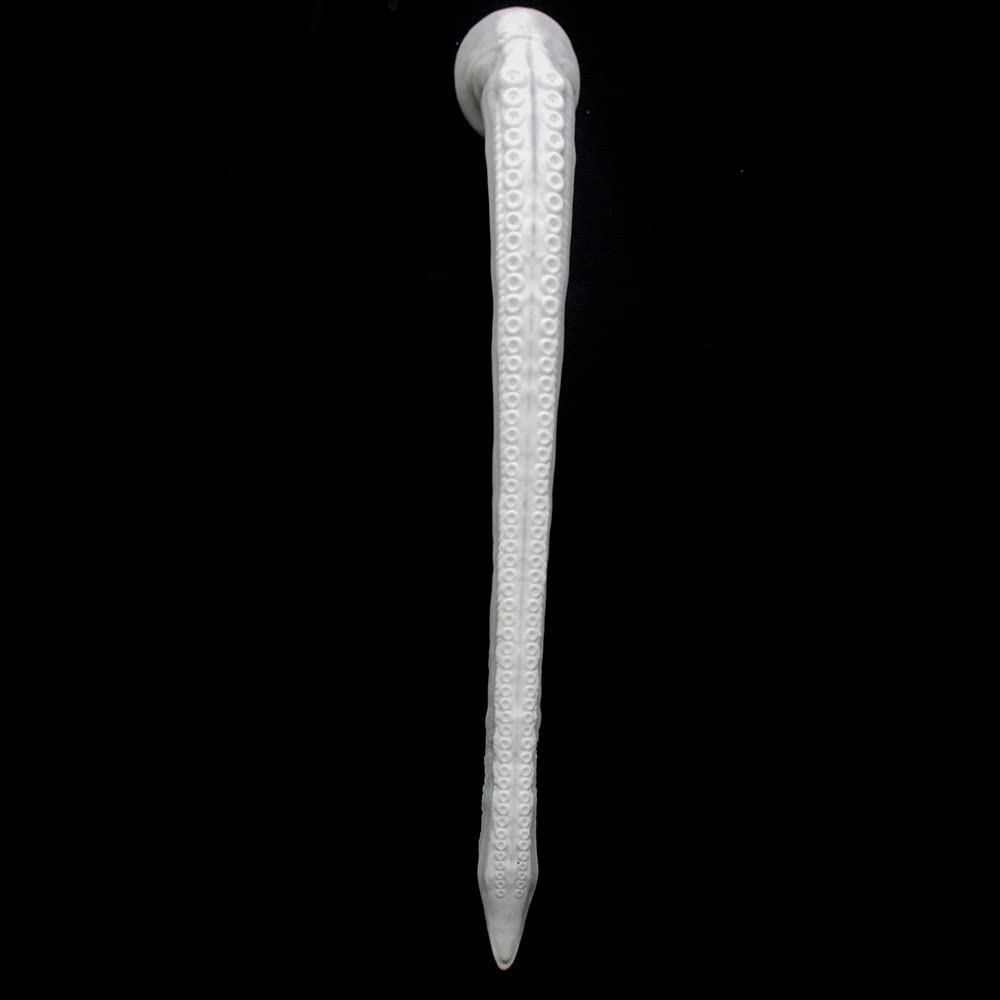 Nothosaur ABYSS II Extra Long Anal Plug for Women & Men - 65cm Silicone Butt Plug with Suction Base, Grey Shark Design - Couples & Solo Play, BDSM, Gay & Lesbian Sex Toys for Enhanced Pleasure