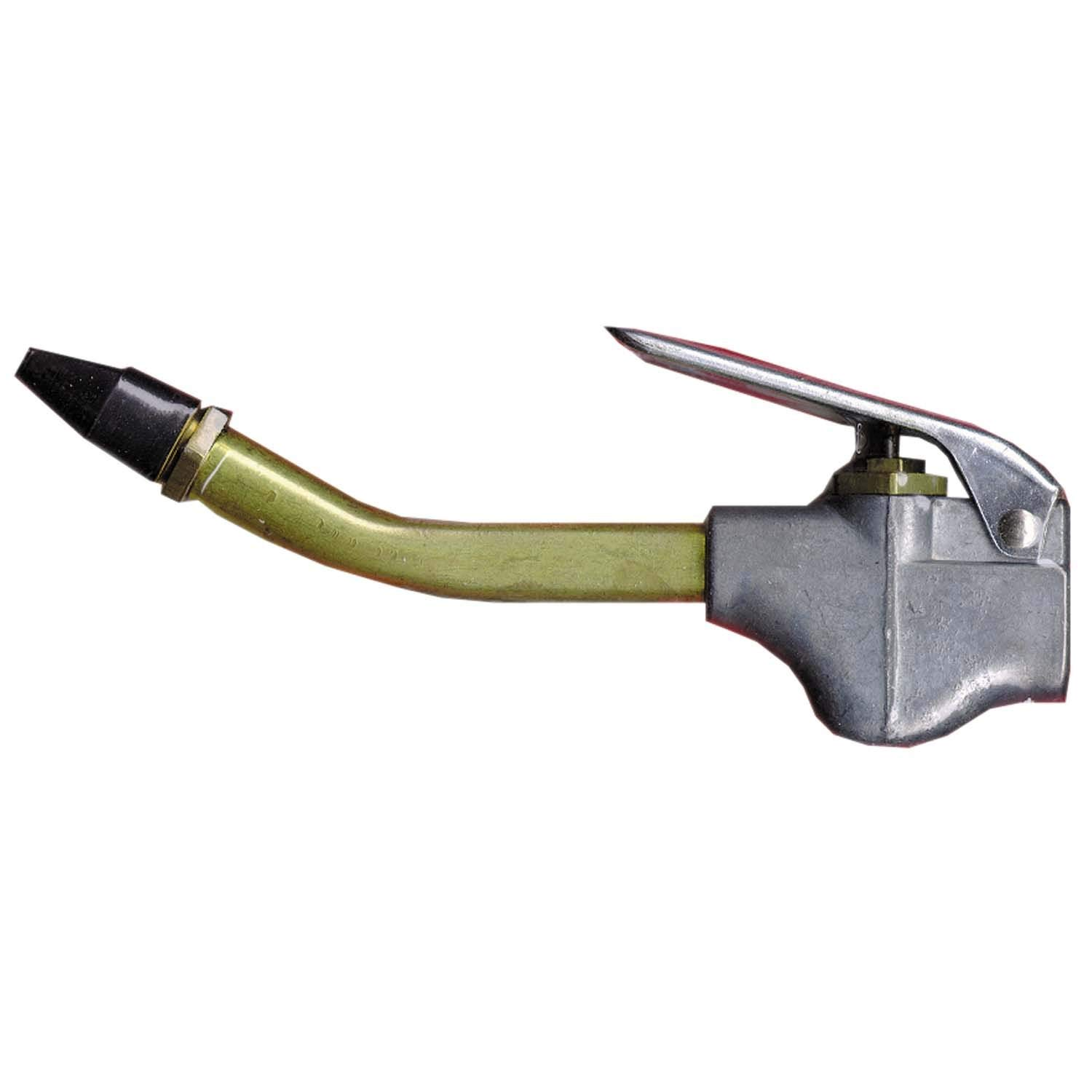 Milton S 154 Blow Gun with Rubber Tip & 45° Bent Tube - High Pressure Air Nozzle for Cleaning, Dusting & Workshop Use